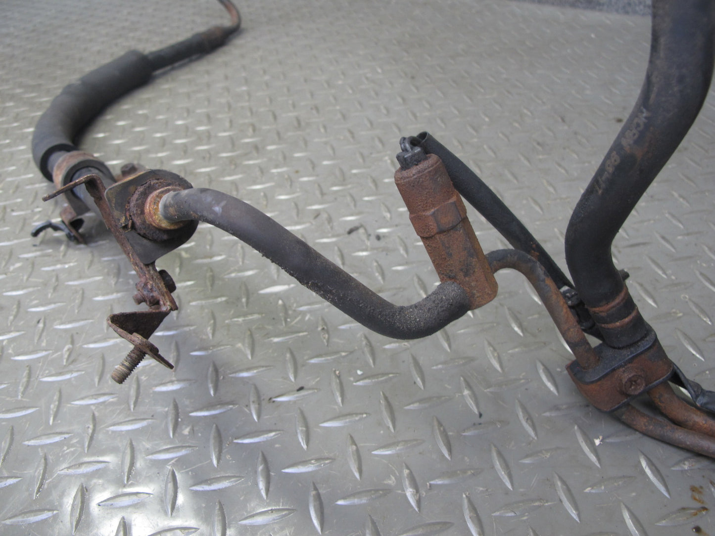 91-93 Nissan Z32 300ZX NON Turbo Power Steering Hose Pipe Line Set OEM