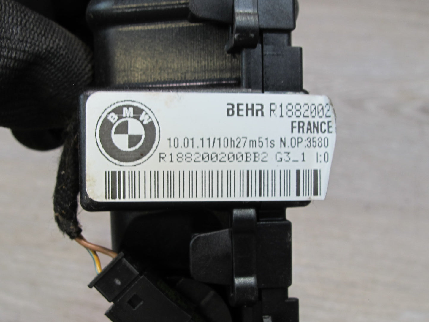 2008-2014 BMW E71 E72 X6 Rear Left Side Under Seat Foot Heater Air Vent Duct