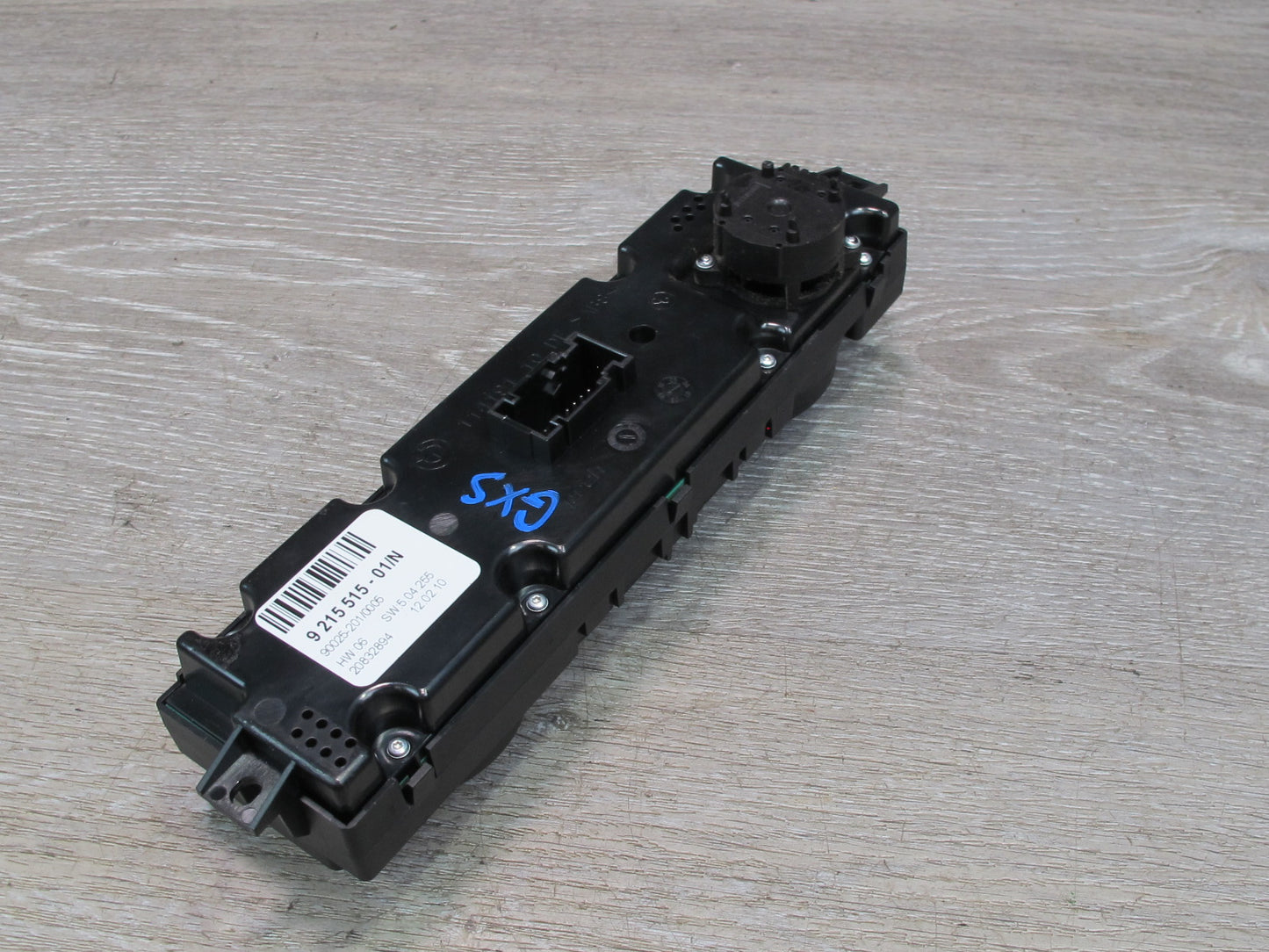 2008-2014 BMW E71 E72 X6 Rear A/C Heater Climate Control Switch Panel 9215515