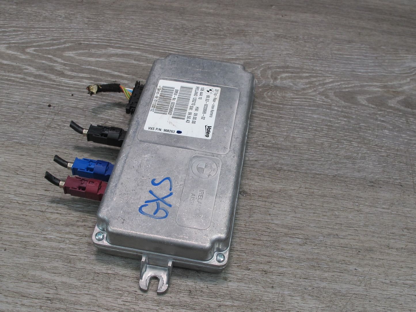 2010 BMW E71 E72 X6 Rear View Backup Reverse Camera Control Module 9220695
