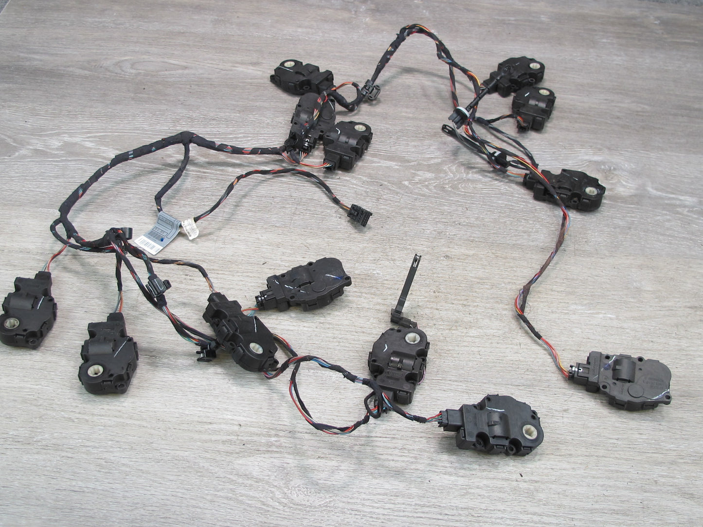 2008-2014 BMW E71 E72 X6 A/C Heater Flap Door Actuator Motor Wiring Set
