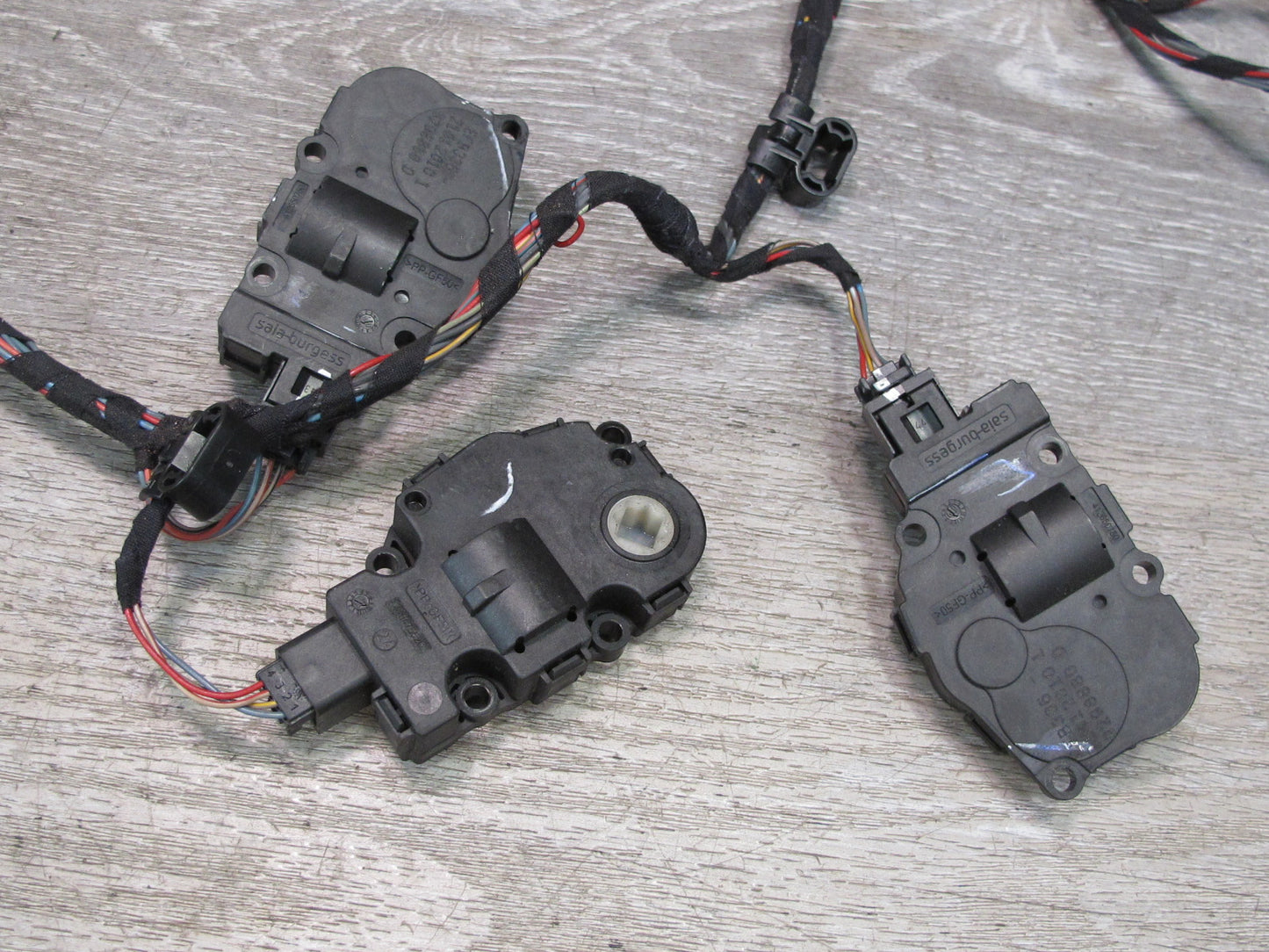 2008-2014 BMW E71 E72 X6 A/C Heater Flap Door Actuator Motor Wiring Set