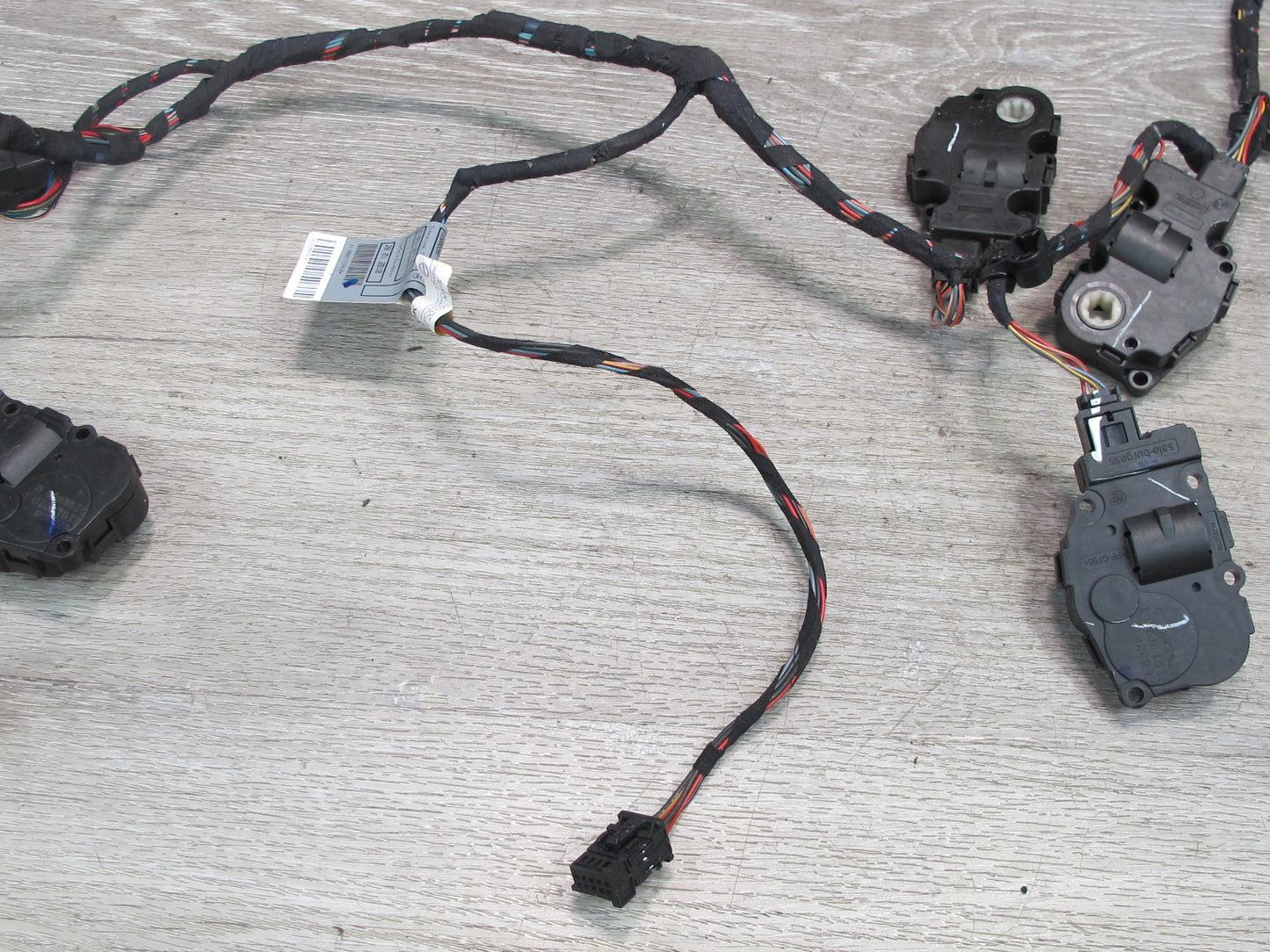 2008-2014 BMW E71 E72 X6 A/C Heater Flap Door Actuator Motor Wiring Set