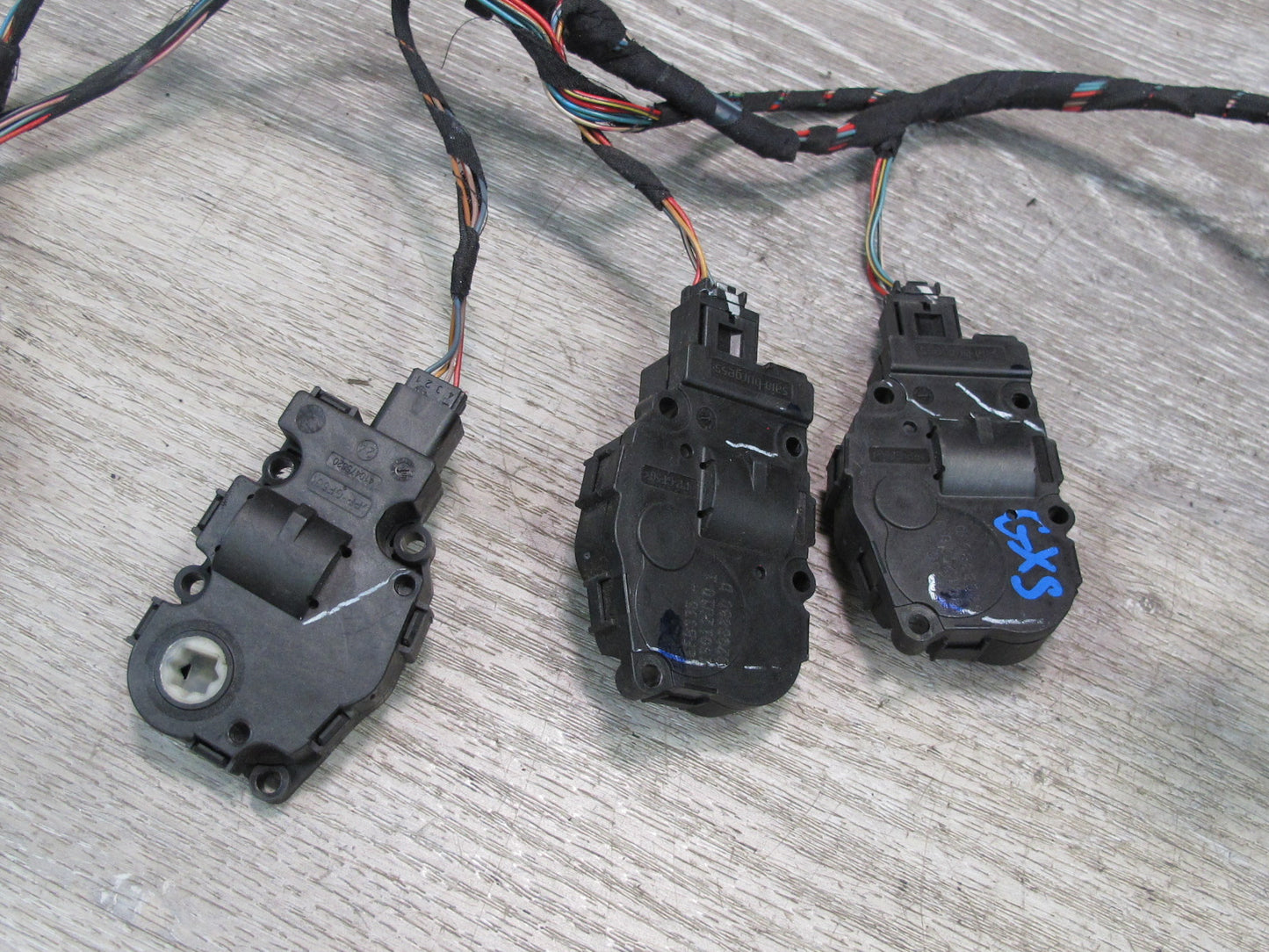 2008-2014 BMW E71 E72 X6 A/C Heater Flap Door Actuator Motor Wiring Set