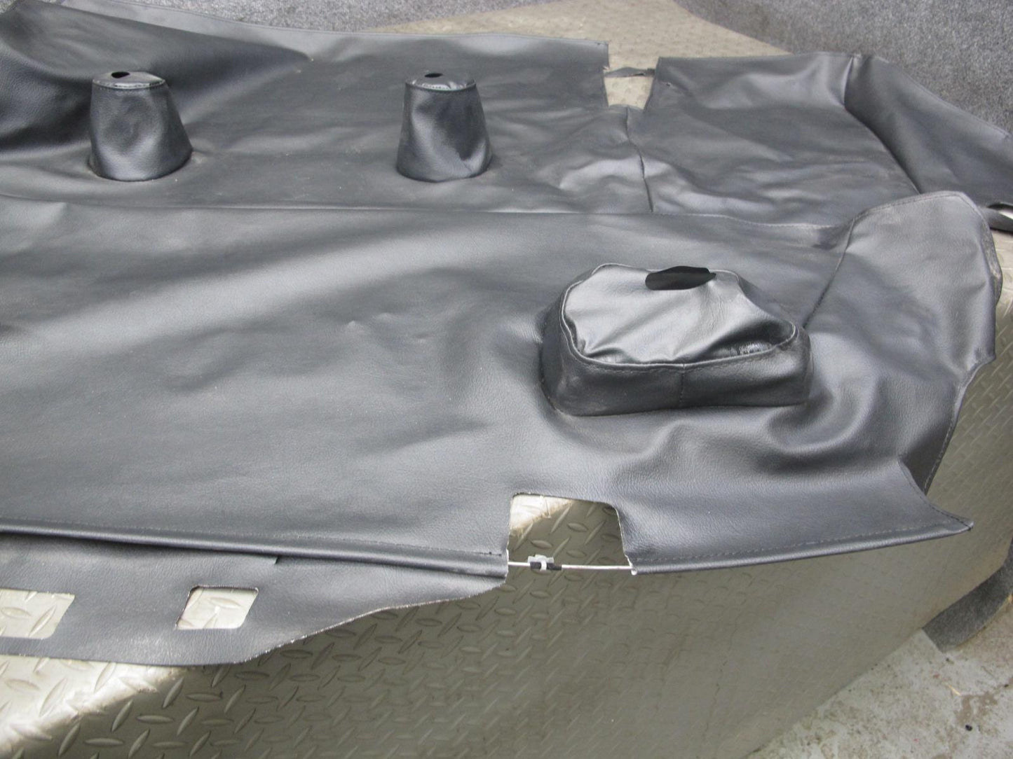 04-09 Nissan 350Z Z33 Convertible Rear TOP Compartment Liner Cover Black OEM