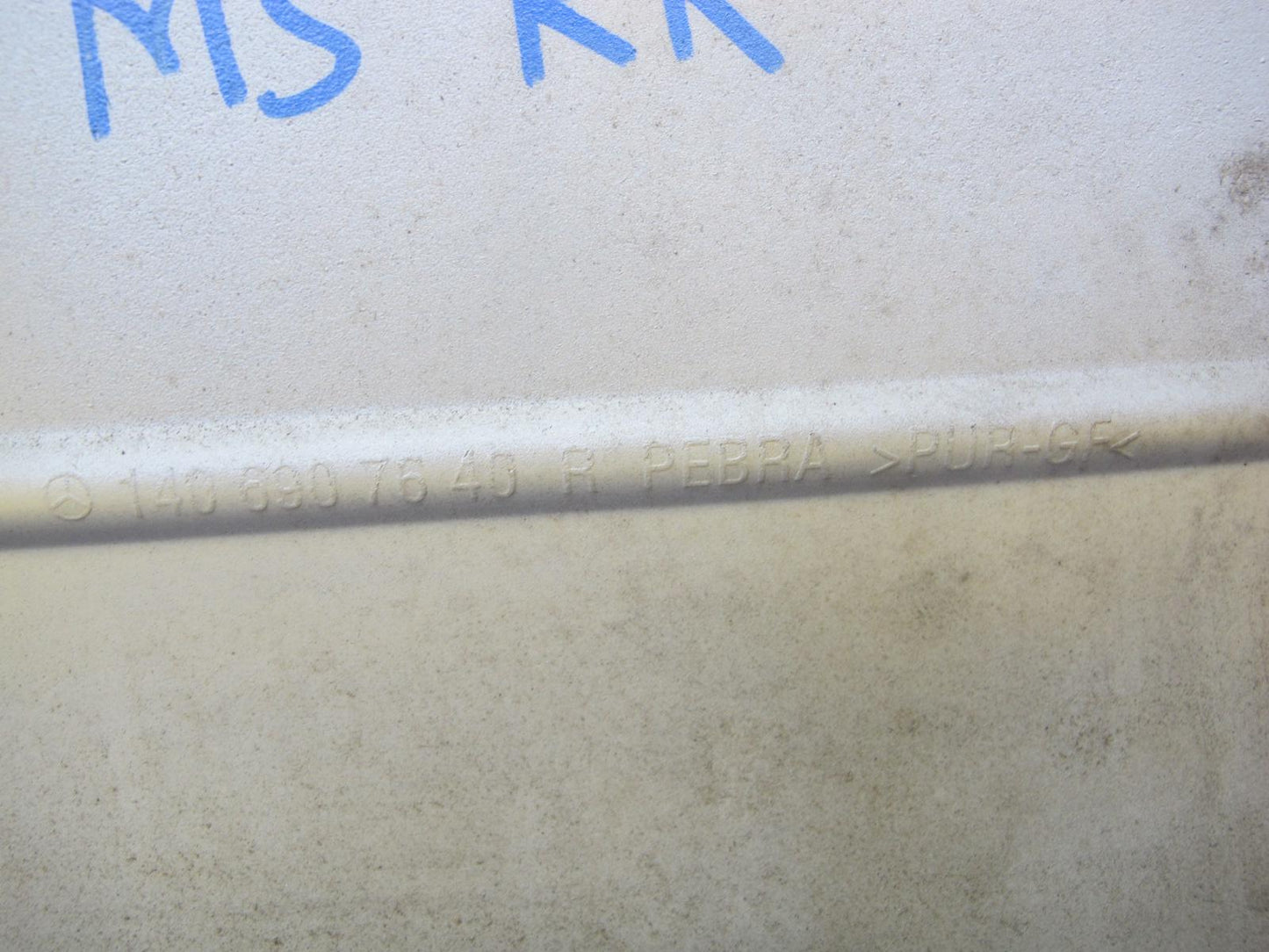 94-99 Mercedes W140 Sedan Right Door Fender Quarter Trim Molding Cover Set OEM