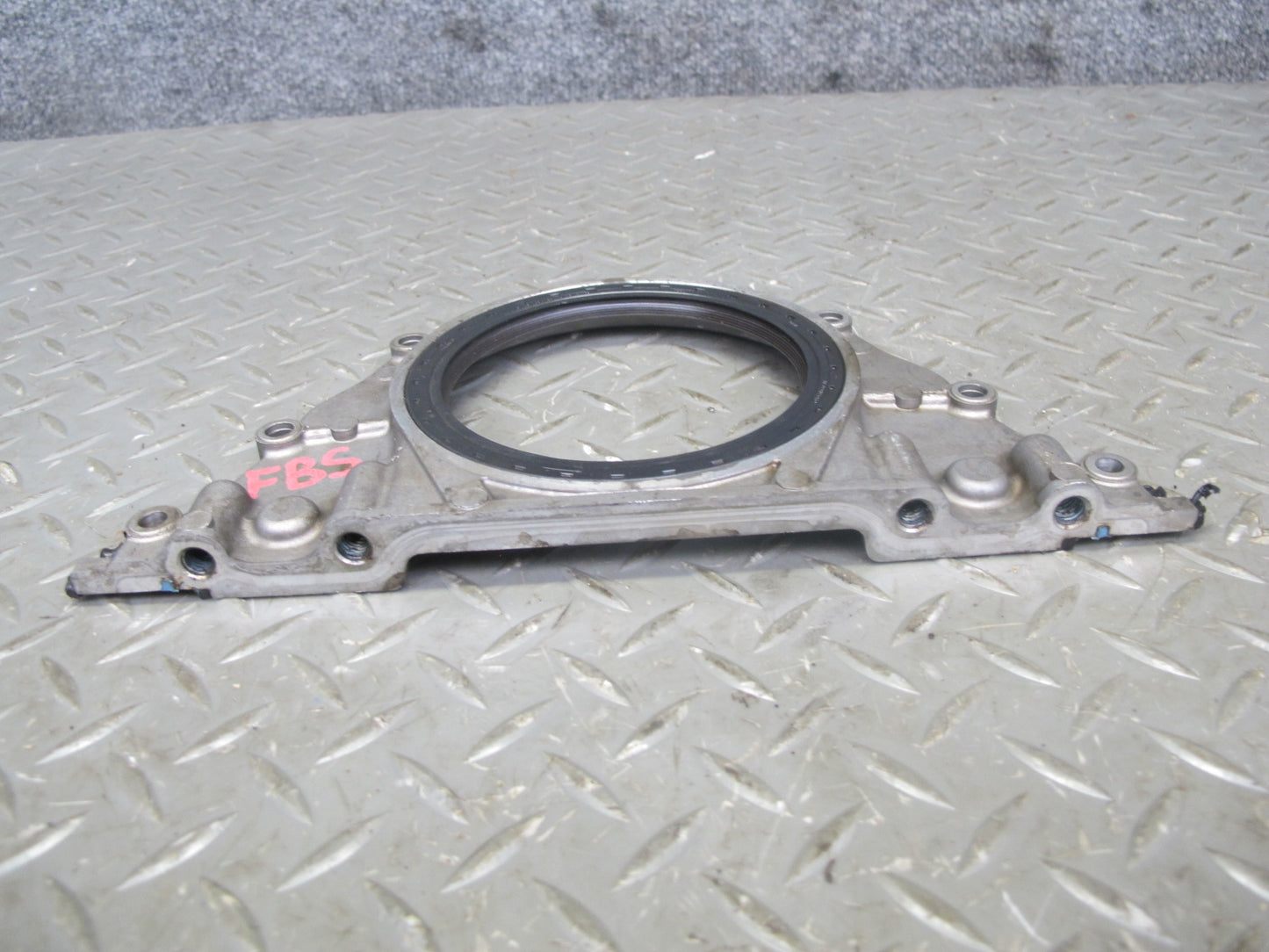 12-18 BMW F01 F02 F13 F12 N63 4.4L Engine Rear Crankshaft Cover 7555216 OEM