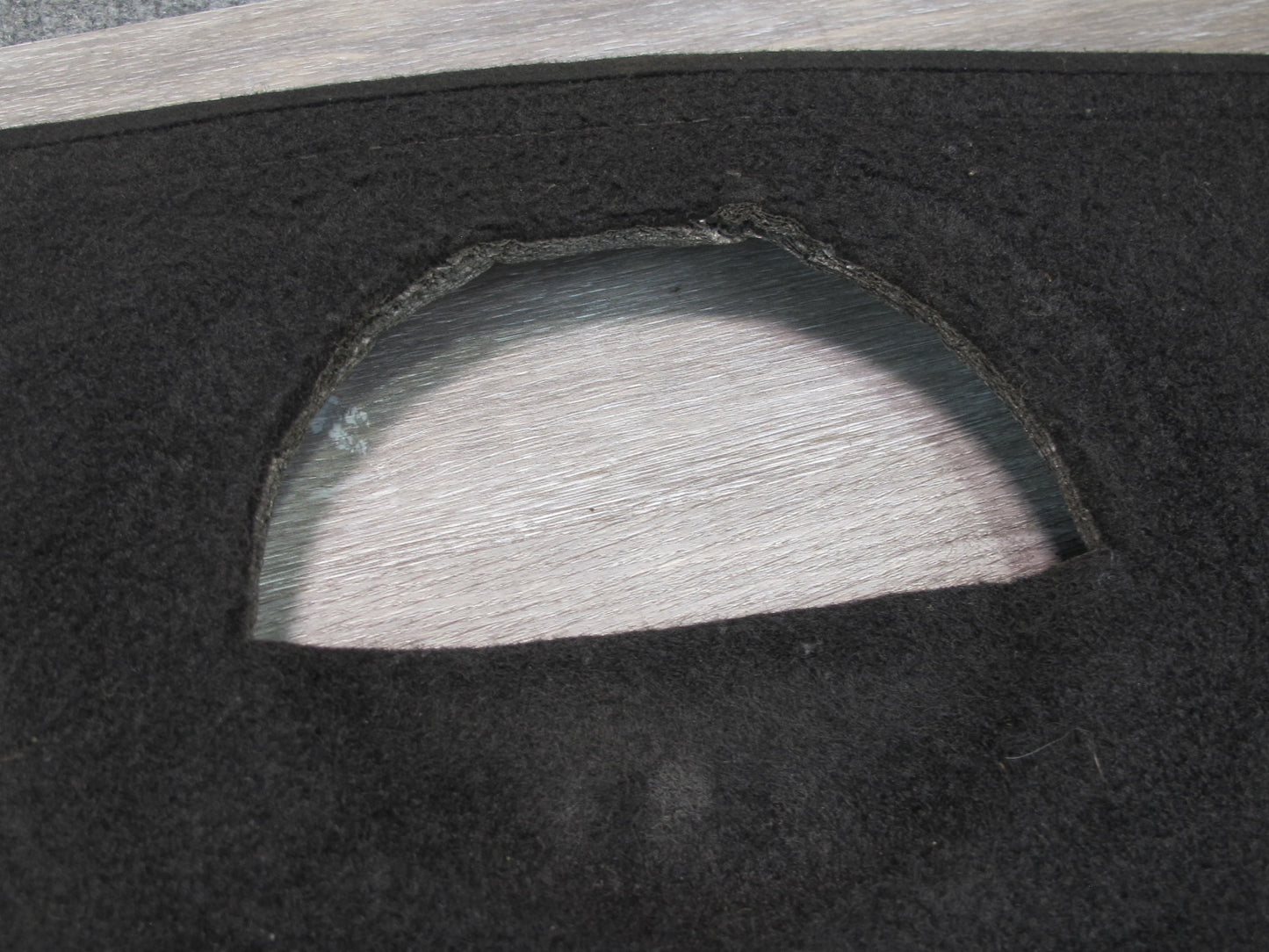 03-06 Chevrolet SSR Rear Trunk Lid Carpet Liner Cover Black 15118526 OEM