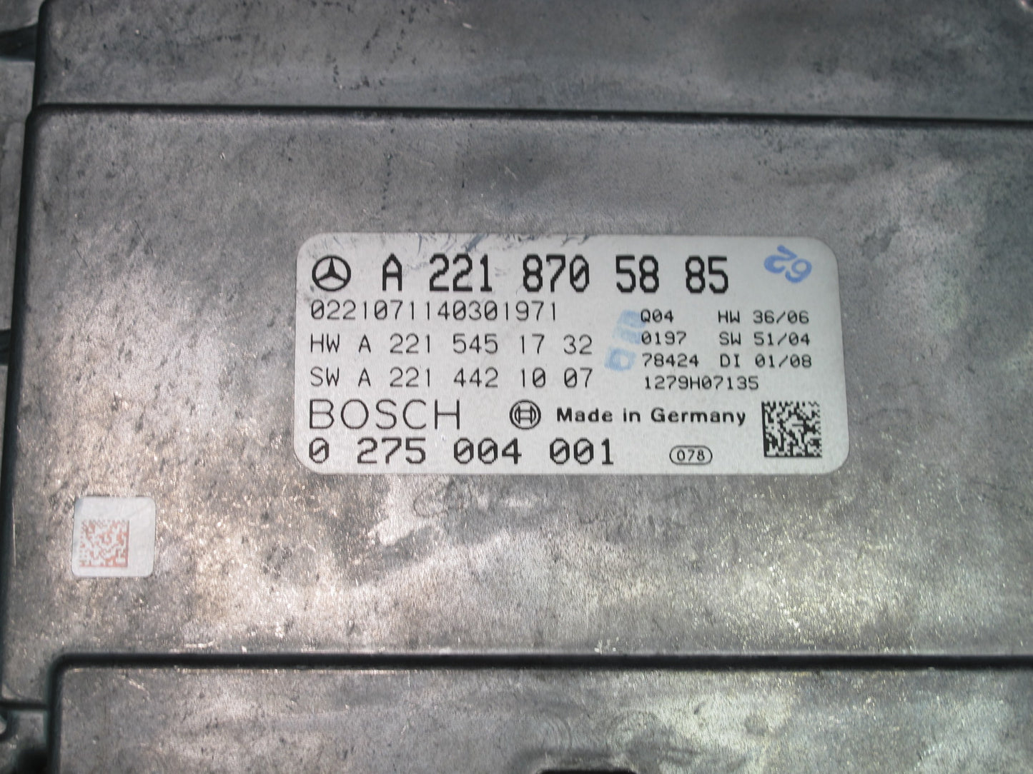 07-13 Mercedes W221 S-class Night Vision Camera Control Module 2218705885 OEM