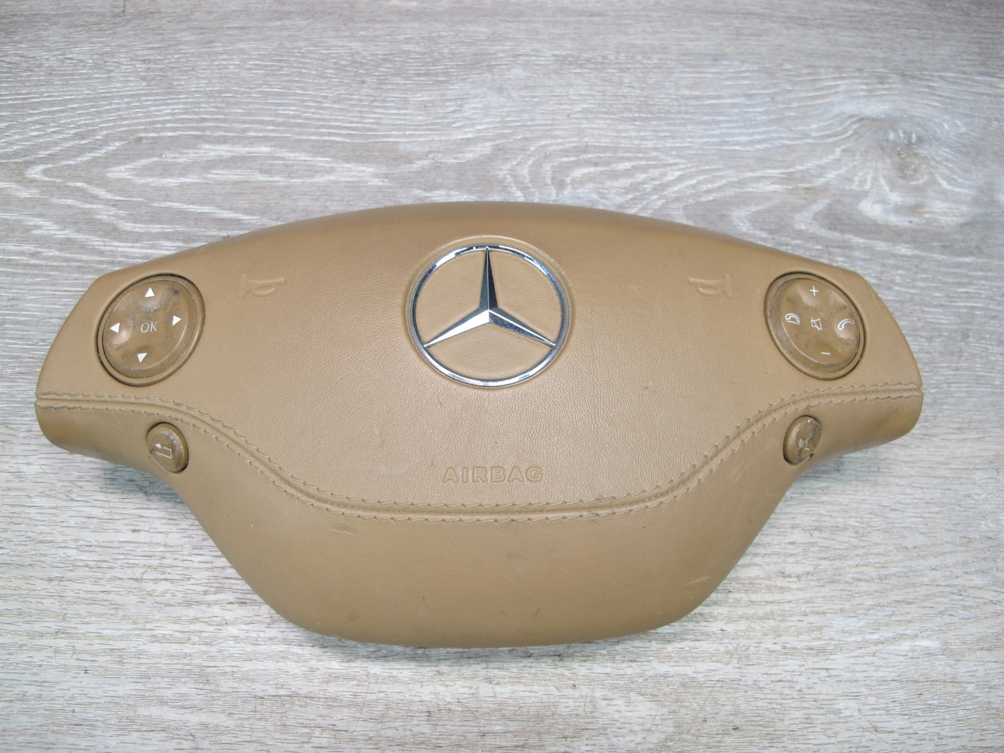 07-10 MERCEDES W221 S-CLASS FRONT LEFT DRIVER SIDE STEERING WHEEL SRS AIRBAG OEM