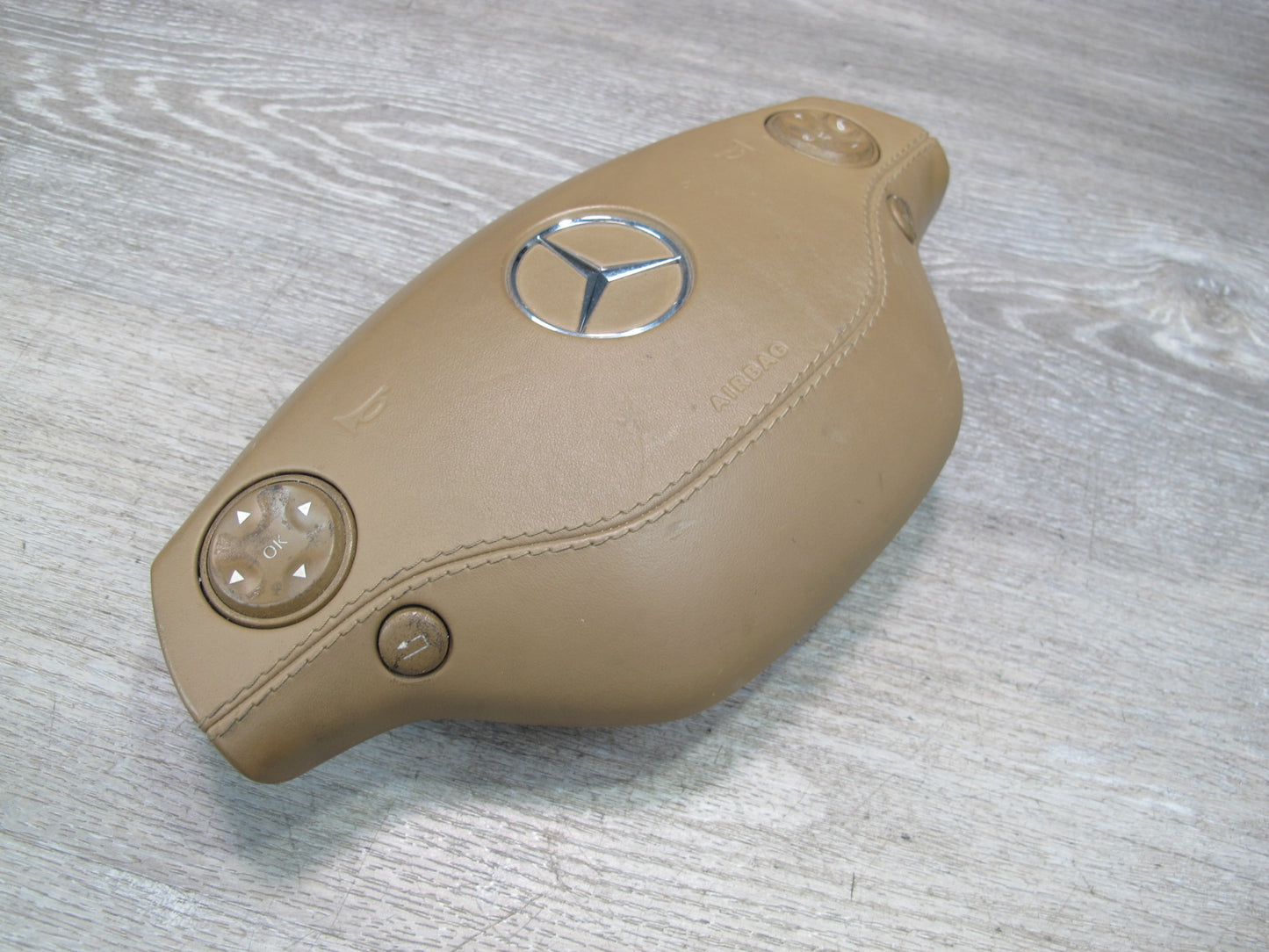 07-10 MERCEDES W221 S-CLASS FRONT LEFT DRIVER SIDE STEERING WHEEL SRS AIRBAG OEM