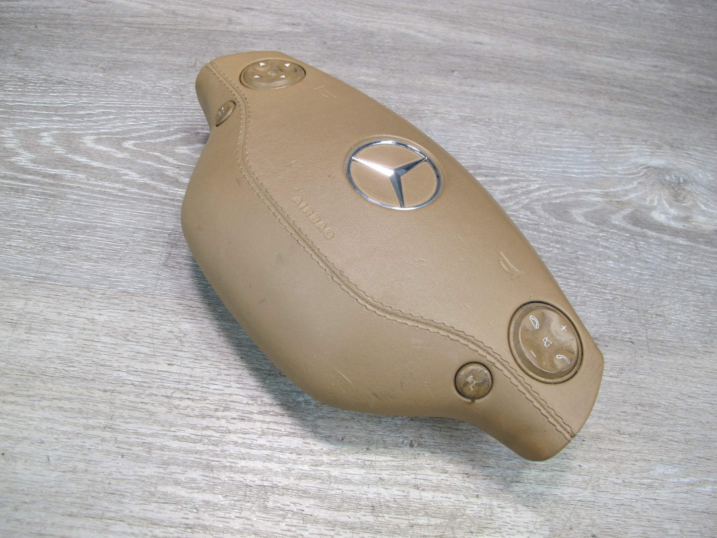 07-10 MERCEDES W221 S-CLASS FRONT LEFT DRIVER SIDE STEERING WHEEL SRS AIRBAG OEM