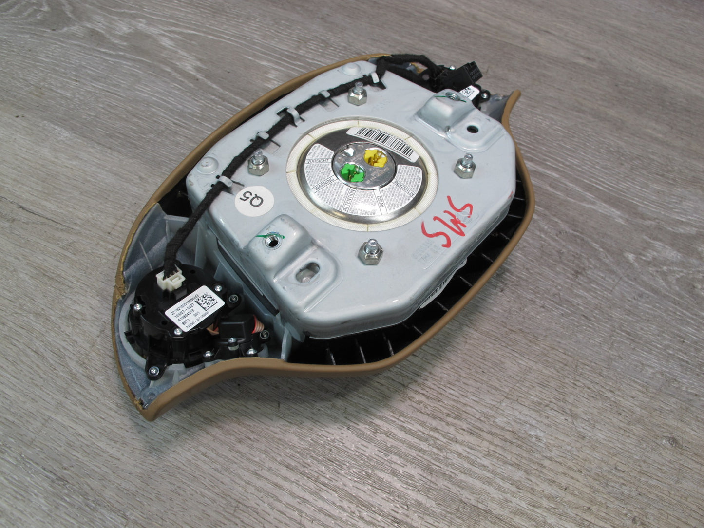 07-10 MERCEDES W221 S-CLASS FRONT LEFT DRIVER SIDE STEERING WHEEL SRS AIRBAG OEM