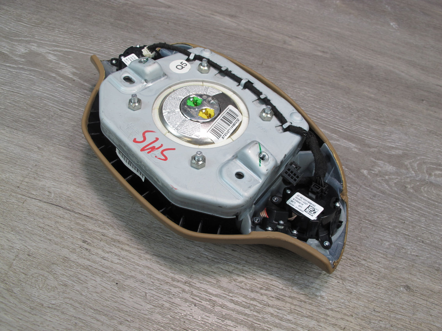 07-10 MERCEDES W221 S-CLASS FRONT LEFT DRIVER SIDE STEERING WHEEL SRS AIRBAG OEM