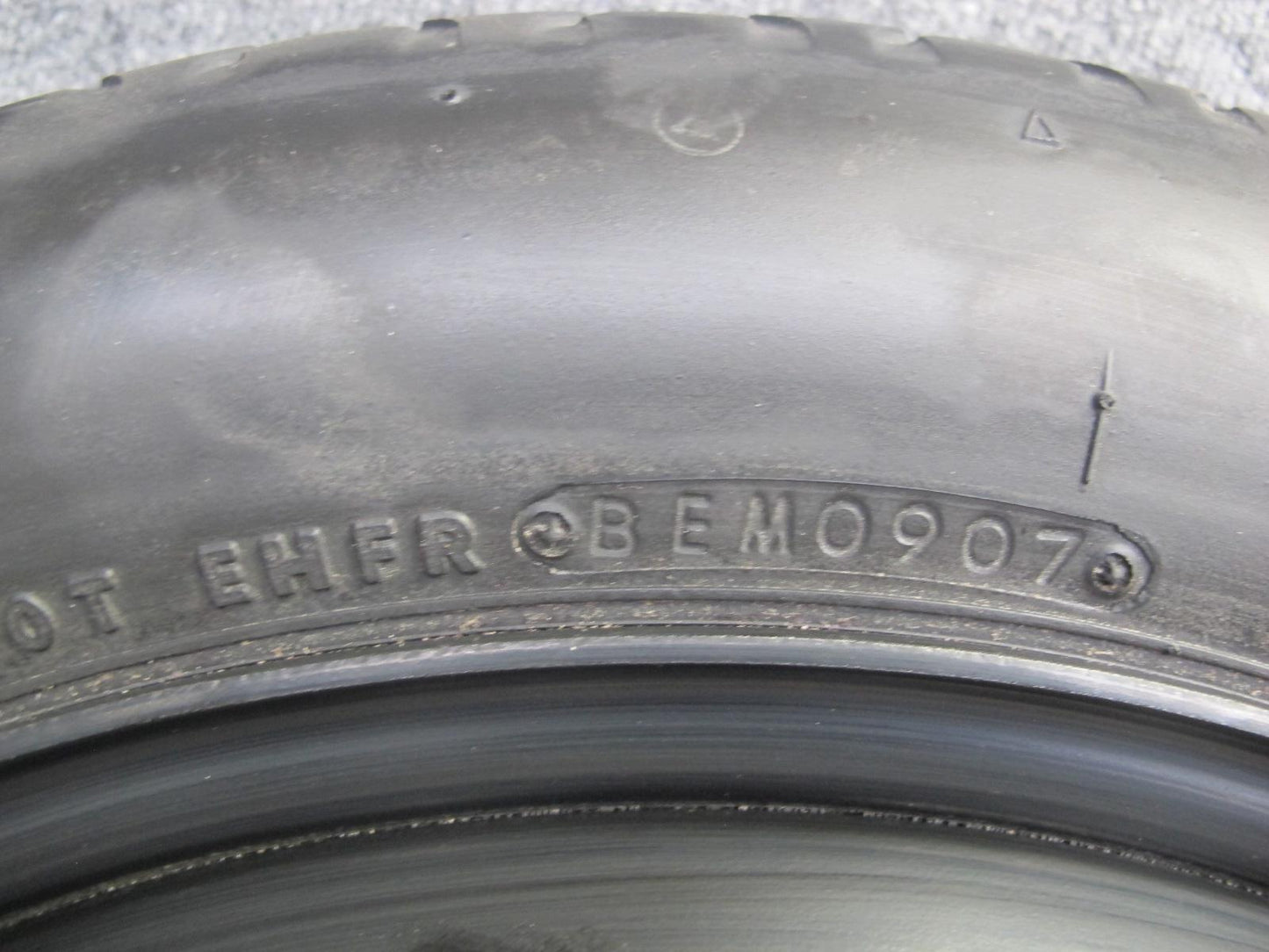 07-09 Nissan 350Z Convertible Spare Tire R17 17" Wheel 17x4JJ 145/80 107M OEM