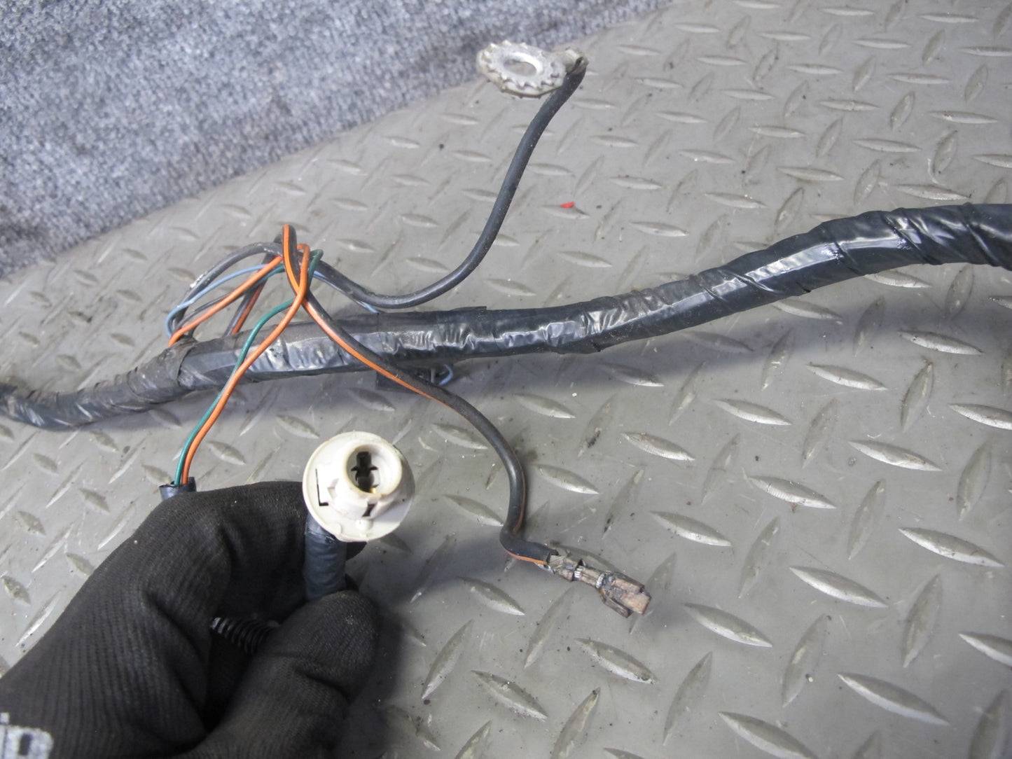 1993 Chevrolet Corvette C4 Coupe Rear Body & Tail Light Wire Wiring Harness OEM