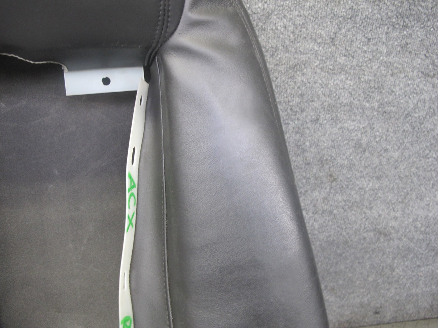 2004-2009 Cadillac XLR Front Right Side Seat Upper Leather Cushion Black