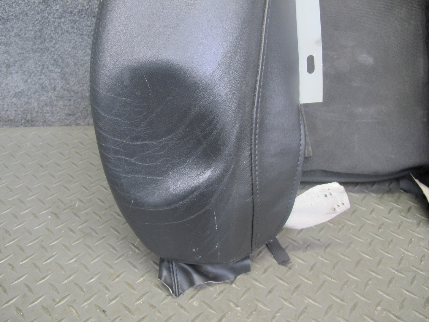 2004-2009 Cadillac XLR Front Right Side Seat Upper Leather Cushion Black