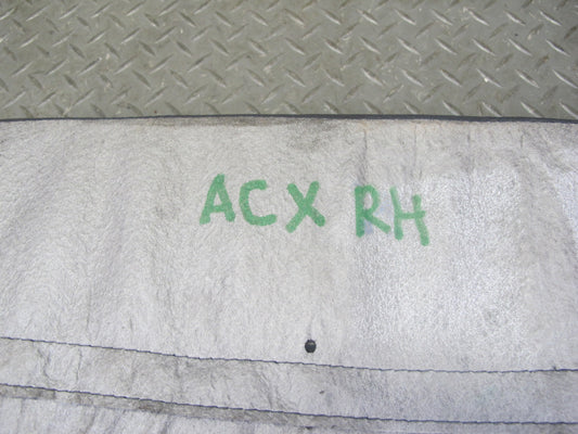 2004-2009 Cadillac XLR Front Right Side Seat Upper Center Leather Lining Black