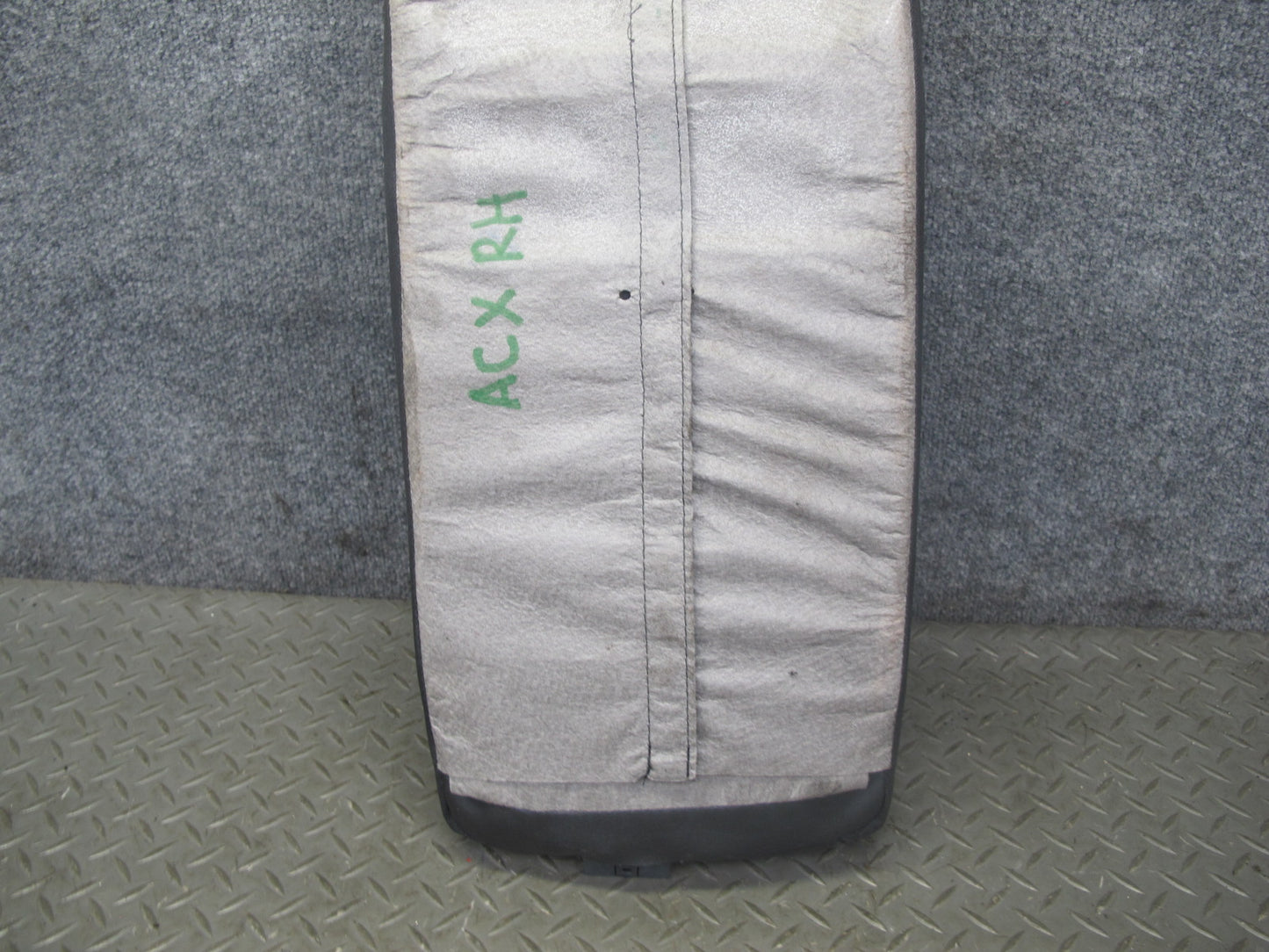 2004-2009 Cadillac XLR Front Right Side Seat Upper Center Leather Lining Black