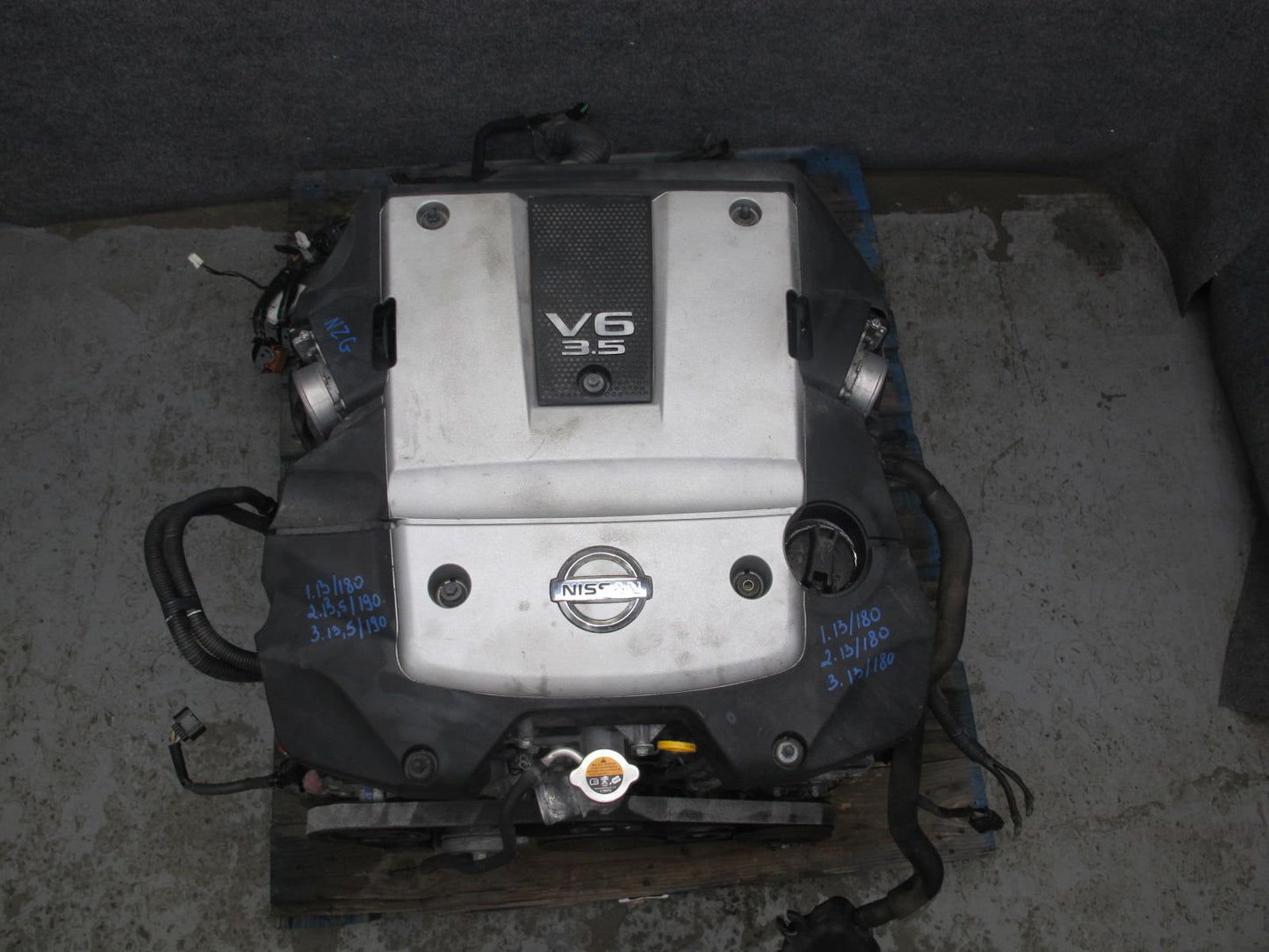 07-09 Nissan 350Z 3.5L VQ35HR VIN B 4TH Digit Complete Engine Motor 160K Miles