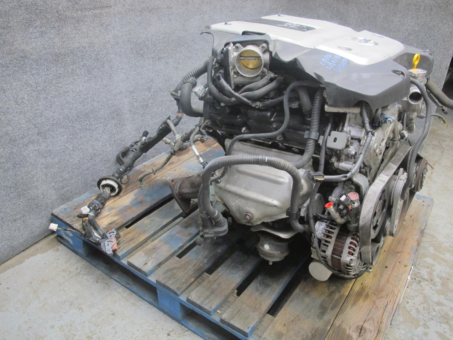 07-09 Nissan 350Z 3.5L VQ35HR VIN B 4TH Digit Complete Engine Motor 160K Miles