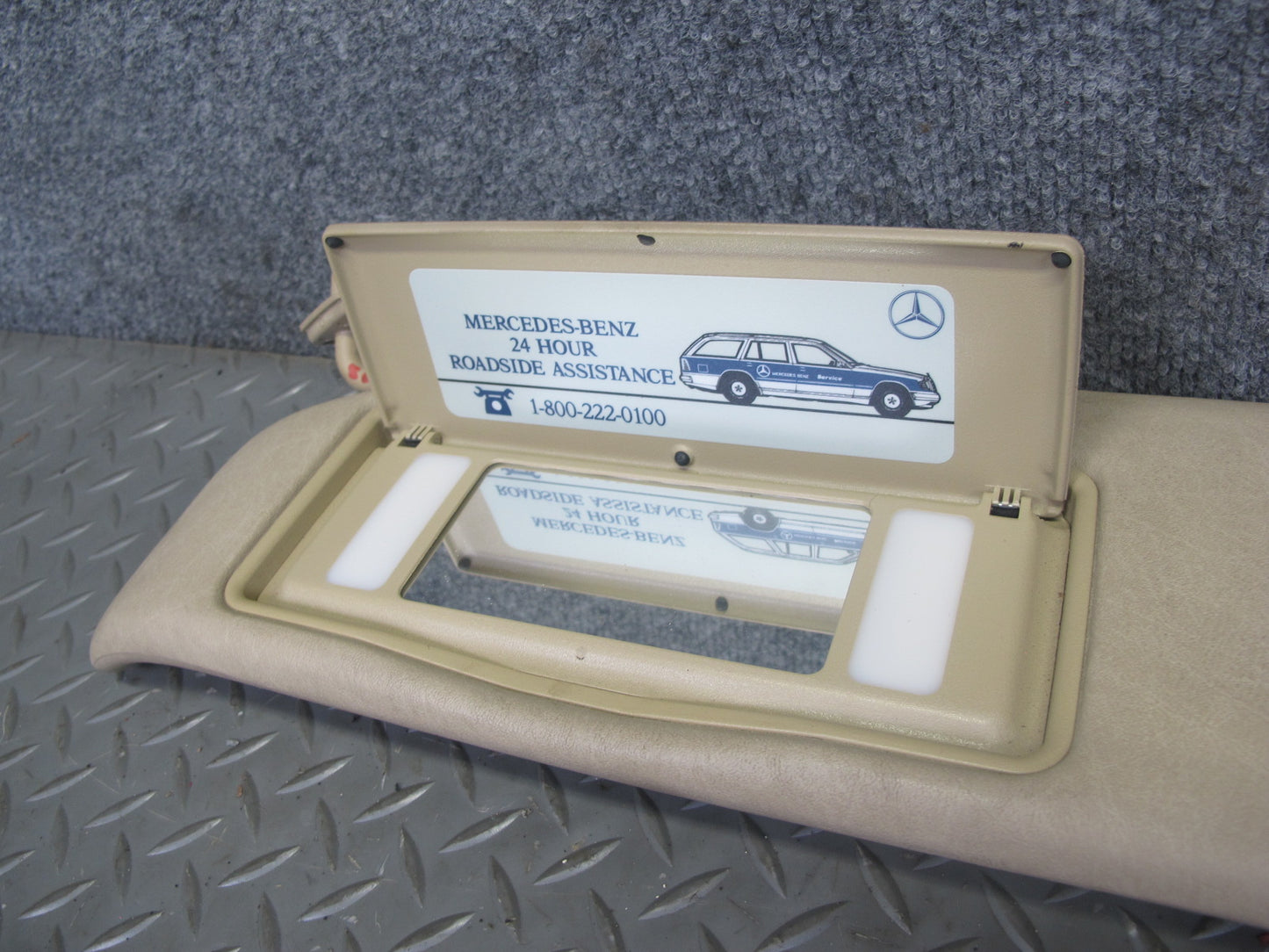 94-99 Mercedes W140 Set of 2 Front Left & Right Sun Visor OEM