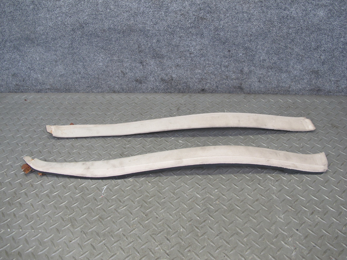 94-99 Mercedes W140 Set of 2 Rear Seat Back Trim Cover Panel OEM