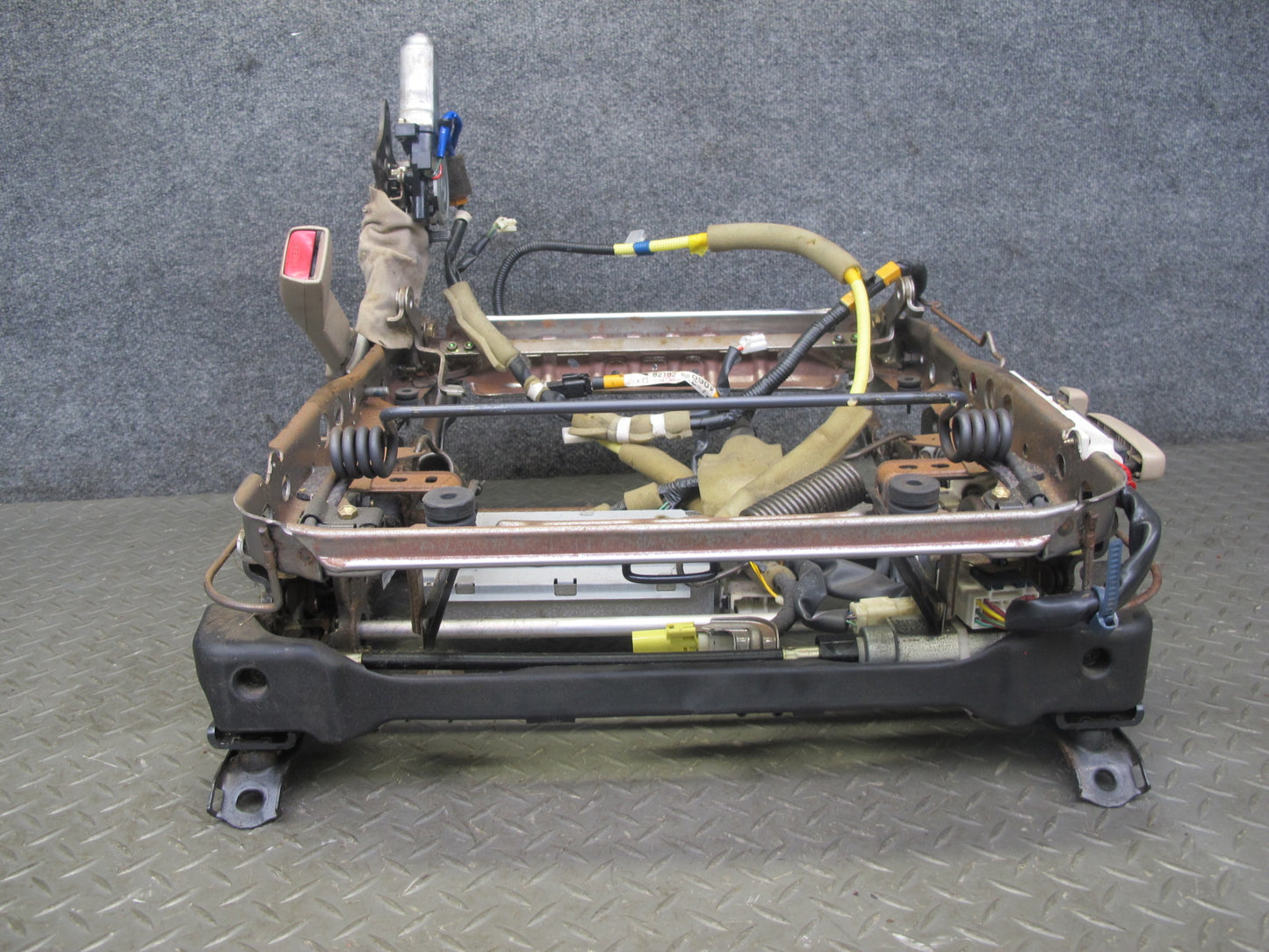 1997 Lexus LS400 Front Left Seat Lower Frame Track Rail w Motor & Module OEM