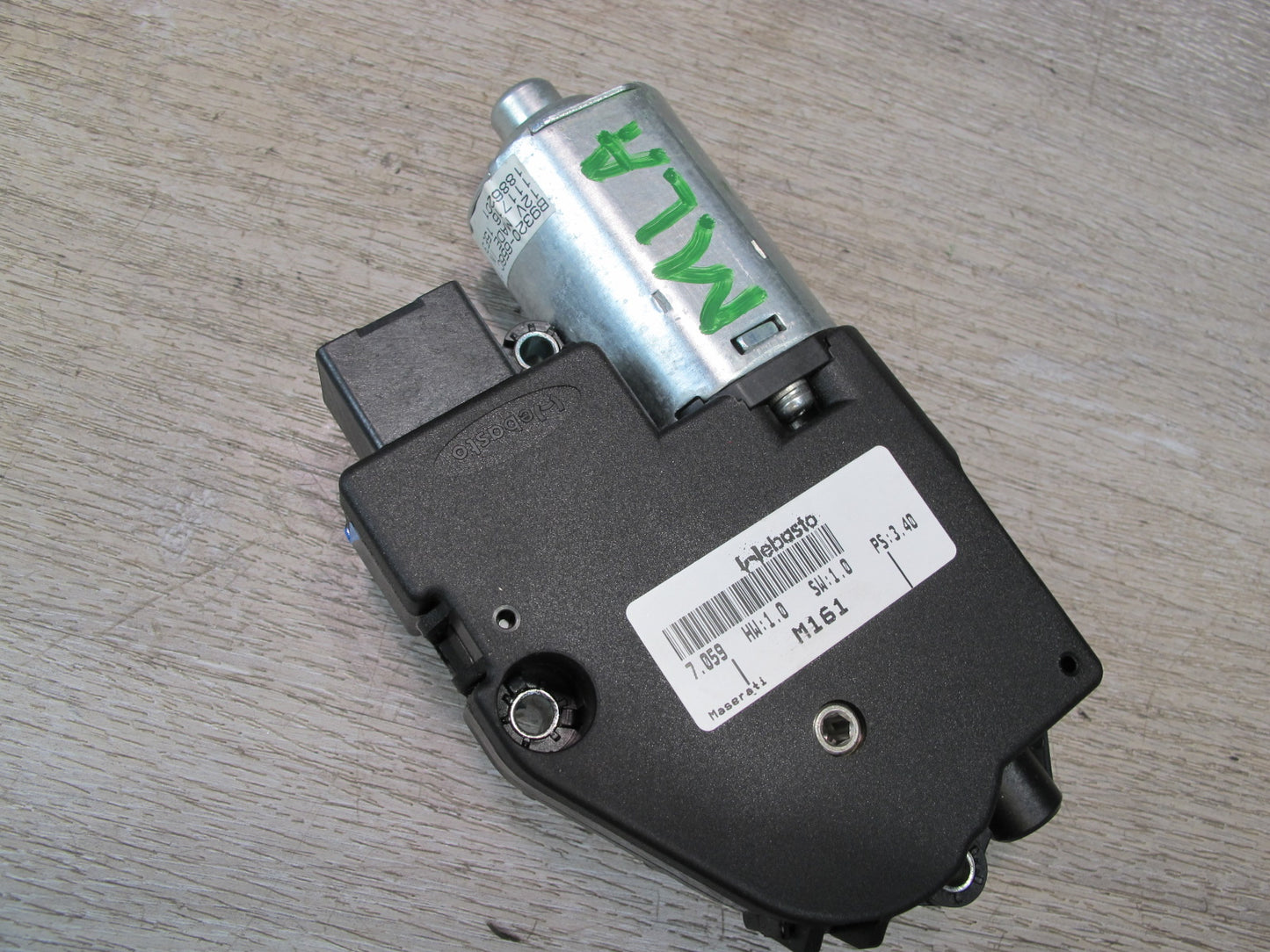 2017-2020 Maserati Levante M161 Sunroof Motor Drive Unit