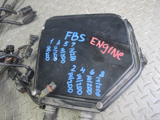 2012 BMW F13 F12 650i A/T Engine & Ignition Wire Wiring Harness w Fuse Box OEM