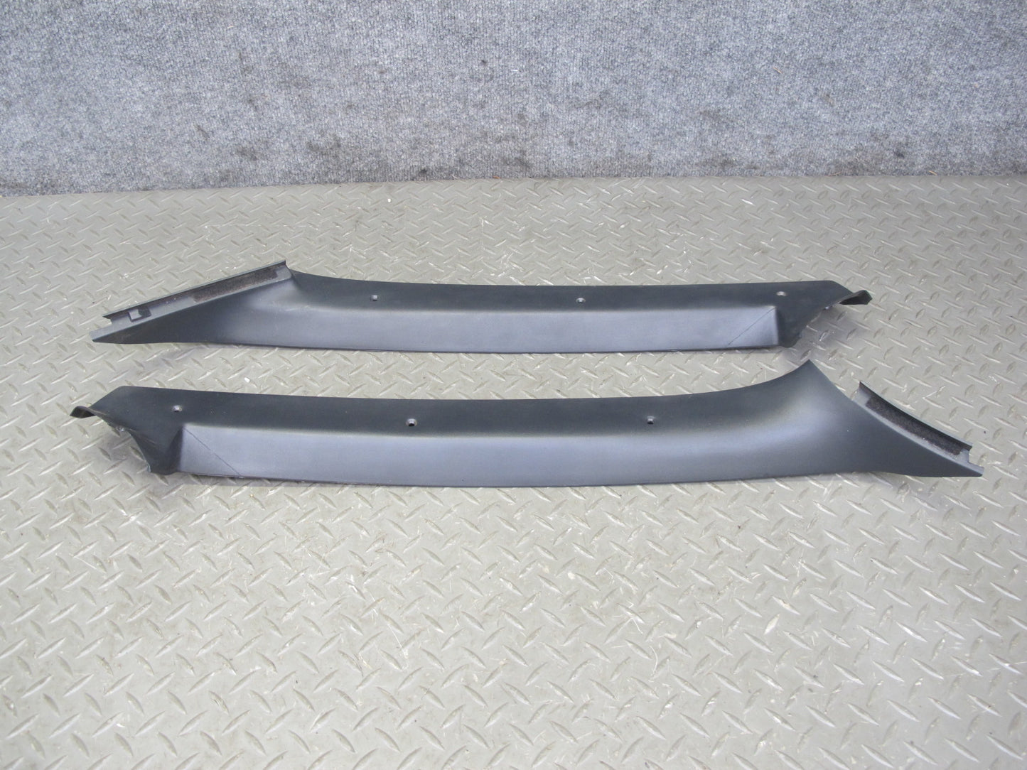 90-96 Chevrolet Corvette C4 Front Interior A Pillar Trim Cover Panel Set OEM