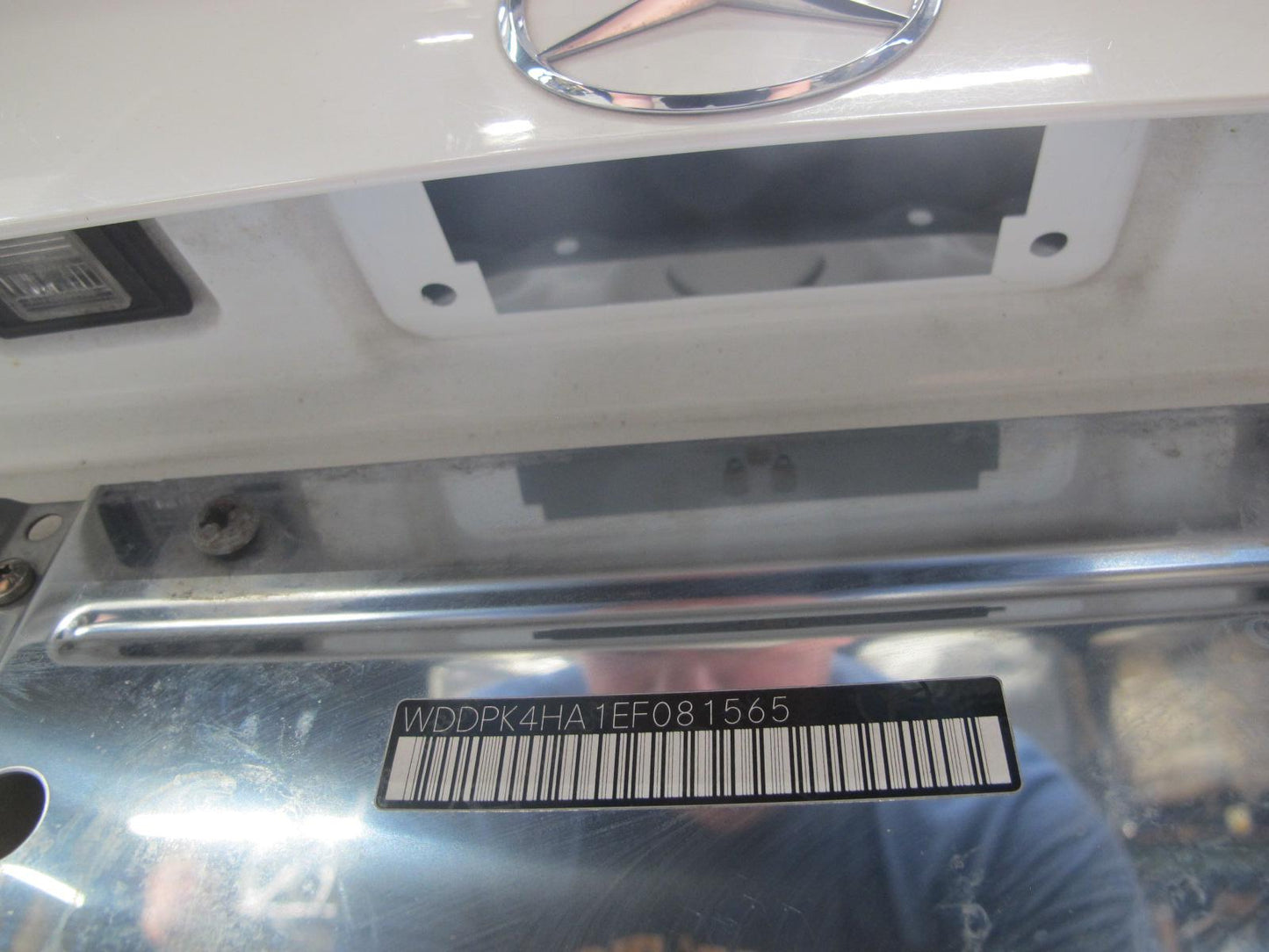 2012-2020 Mercedes R172 SLK SLC Rear Trunk Lid Deck Shell Panel White