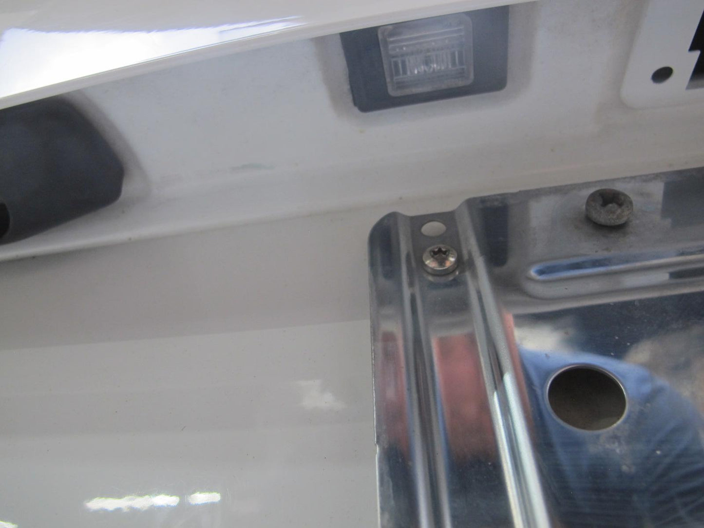2012-2020 Mercedes R172 SLK SLC Rear Trunk Lid Deck Shell Panel White