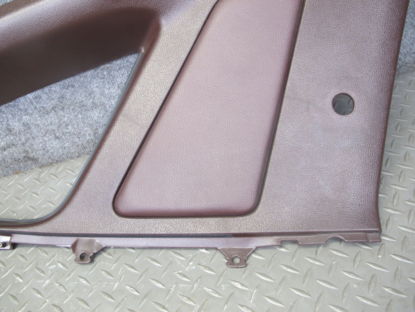 86-92 Toyota Supra MA70L Rear Quarter Window Trim Cover Panel Set Maroon OEM
