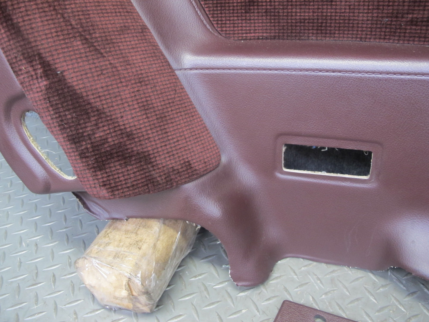 86-92 Toyota Supra MK3 Rear Quarter Interior Trim Cover Panel Set Maroon OEM