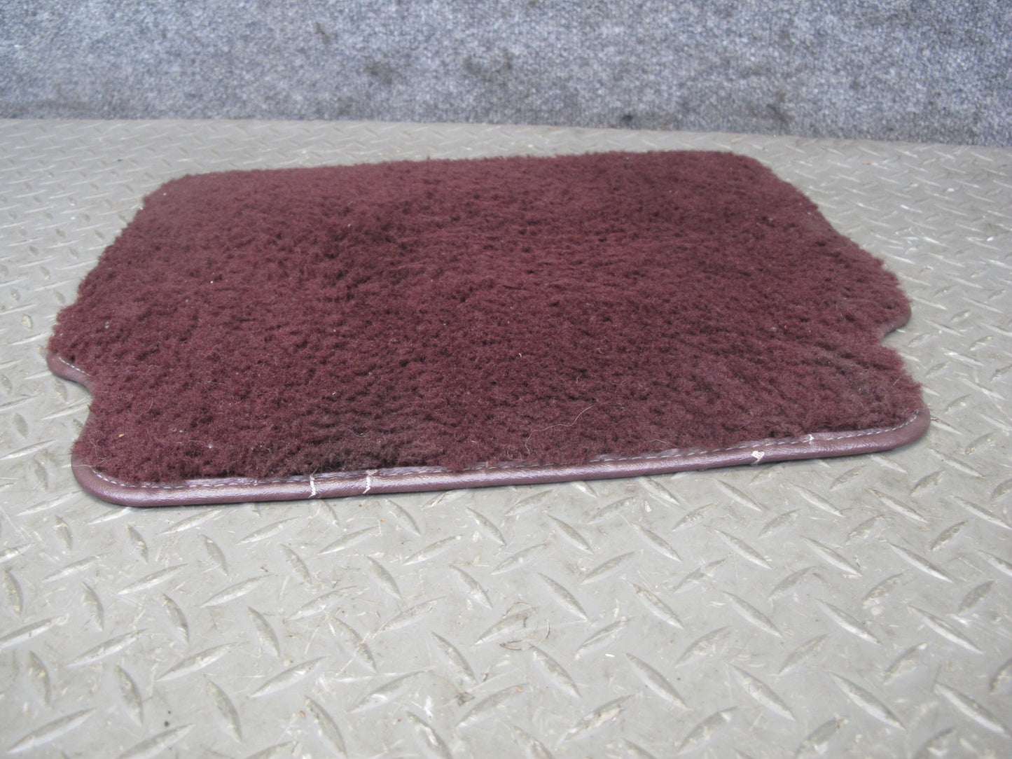 86-92 Toyota Supra MK3 Set of 2 Rear Left & Right Carpet Floor MAT Maroon OEM