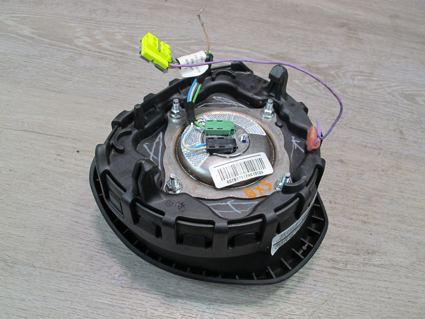 08-14 BMW E71 E72 X6 FRONT LEFT DRIVER SIDE STEERING WHEEL SRS AIRBAG OEM