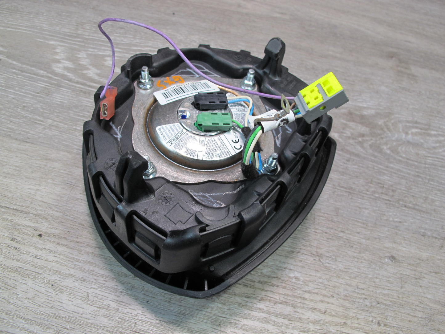 08-14 BMW E71 E72 X6 FRONT LEFT DRIVER SIDE STEERING WHEEL SRS AIRBAG OEM