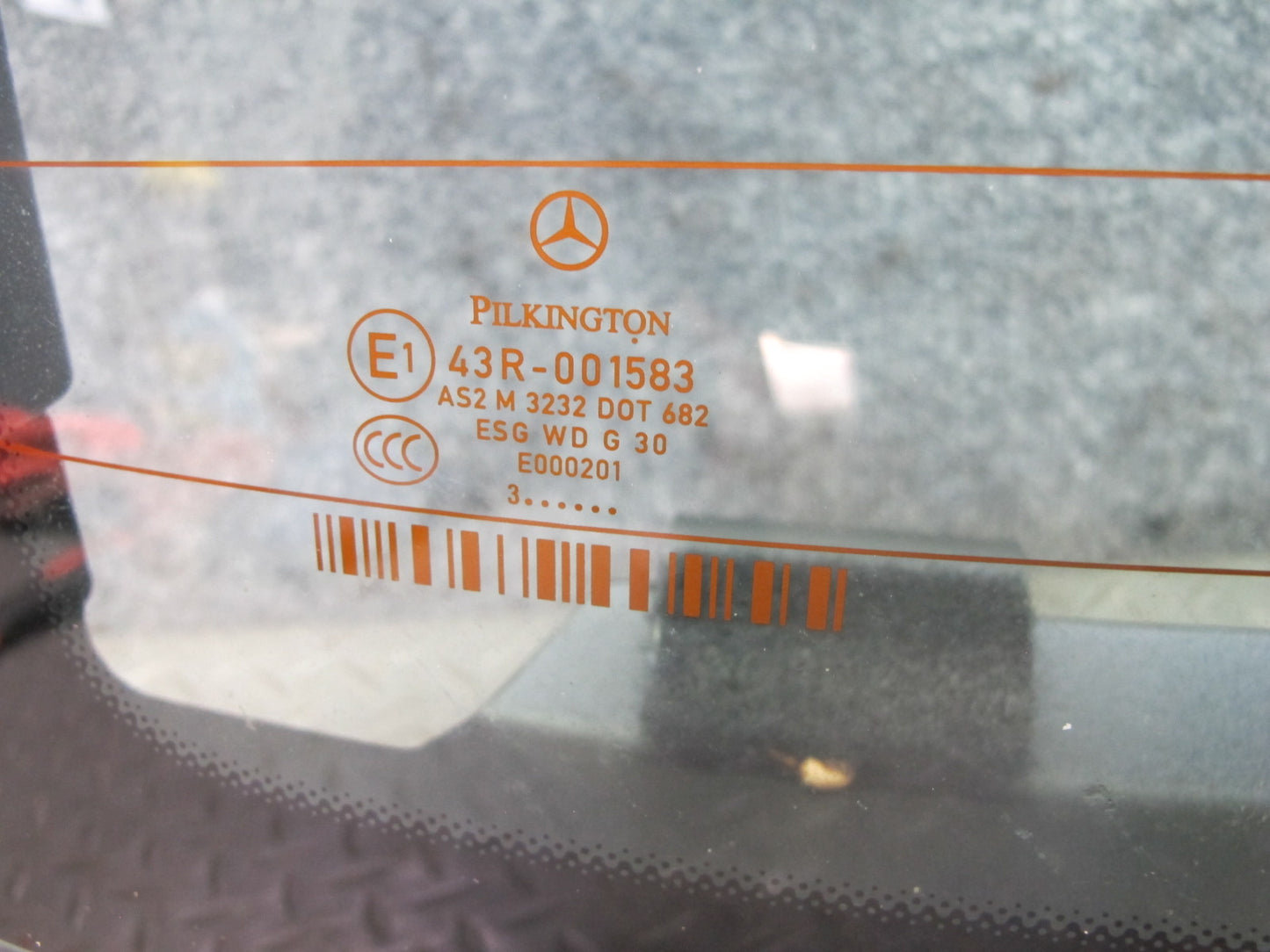 2012-2020 Mercedes R172 SLK SLC Rear Back Windshield Window Glass