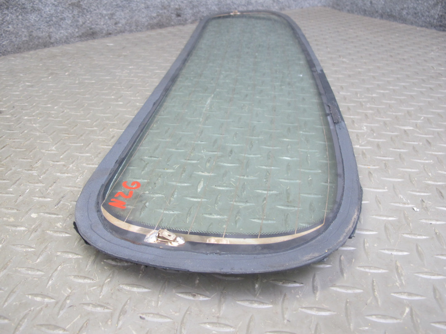 07-09 Nissan Z33 350Z Convertible Rear Back Soft TOP Heated Glass Window OEM