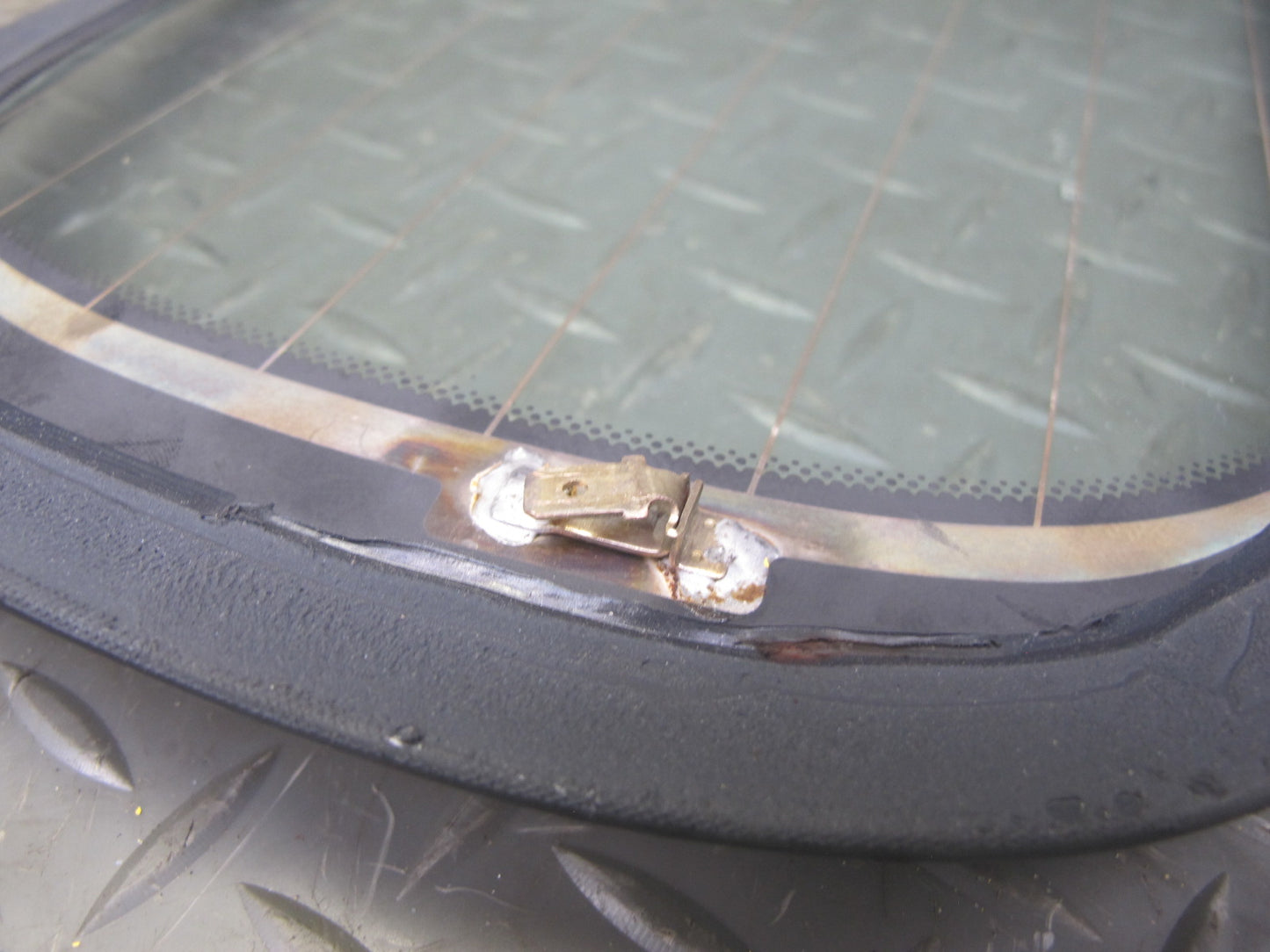 07-09 Nissan Z33 350Z Convertible Rear Back Soft TOP Heated Glass Window OEM