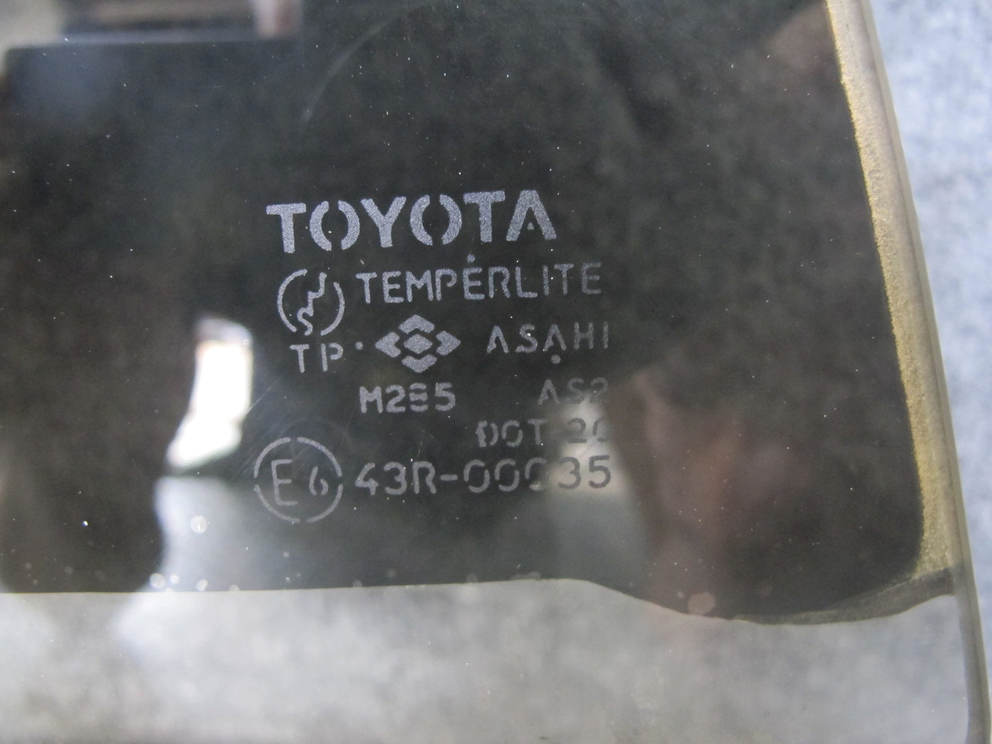 86-92 Toyota Supra MA70L Left Driver Door Glass Window Tinted OEM
