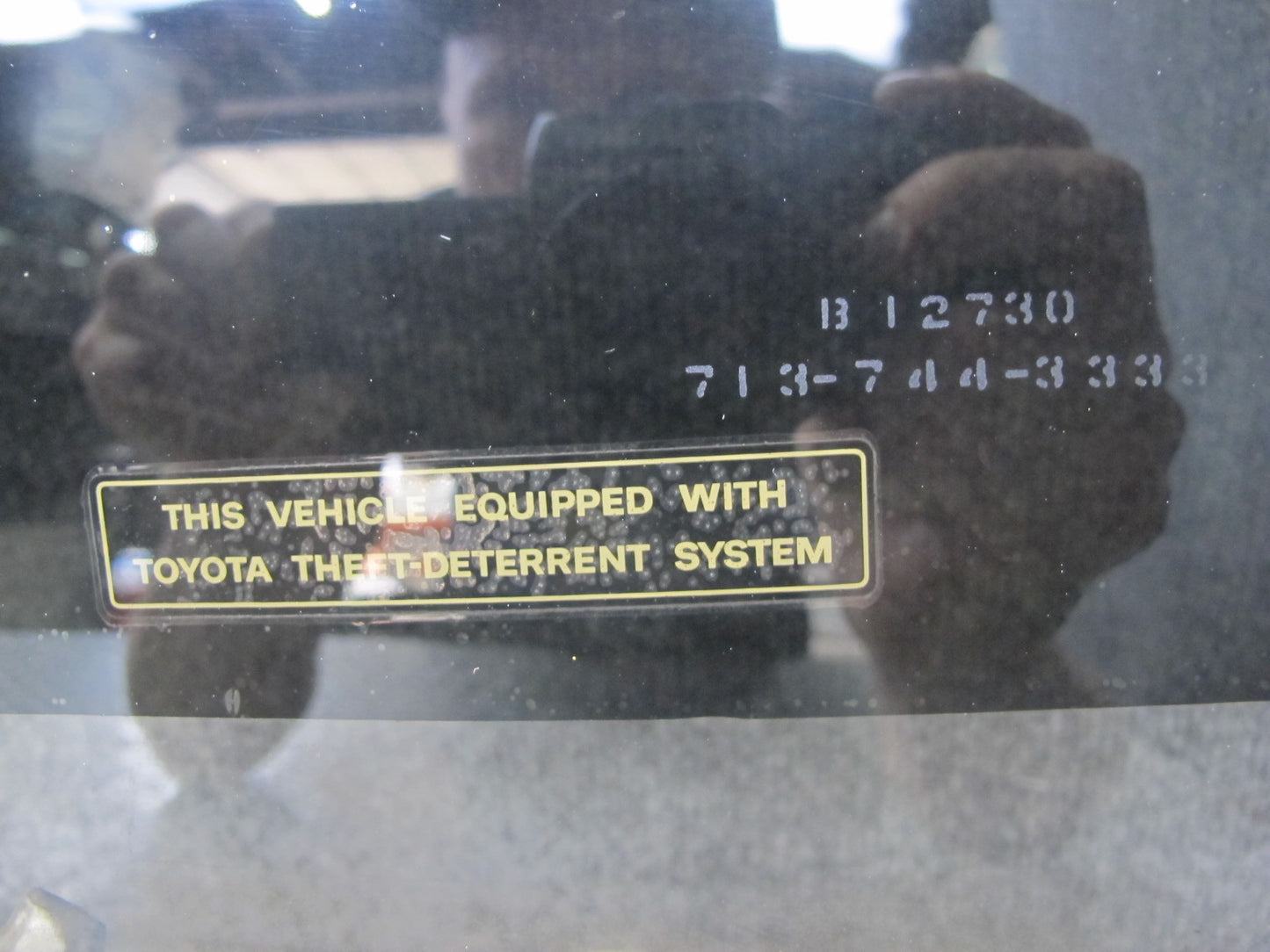 86-92 Toyota Supra MA70L Left Driver Door Glass Window Tinted OEM