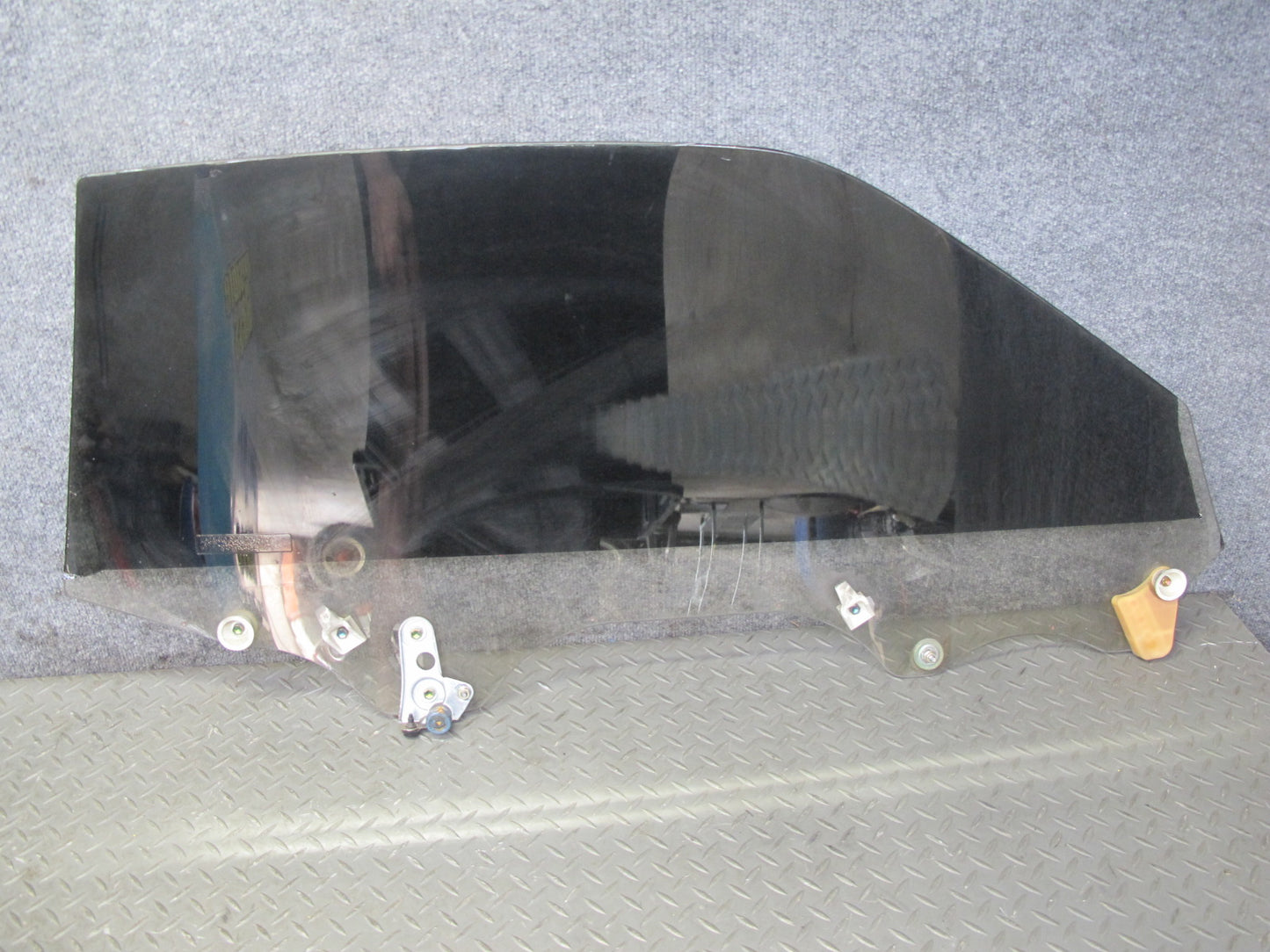 86-92 Toyota Supra MA70L Left Driver Door Glass Window Tinted OEM