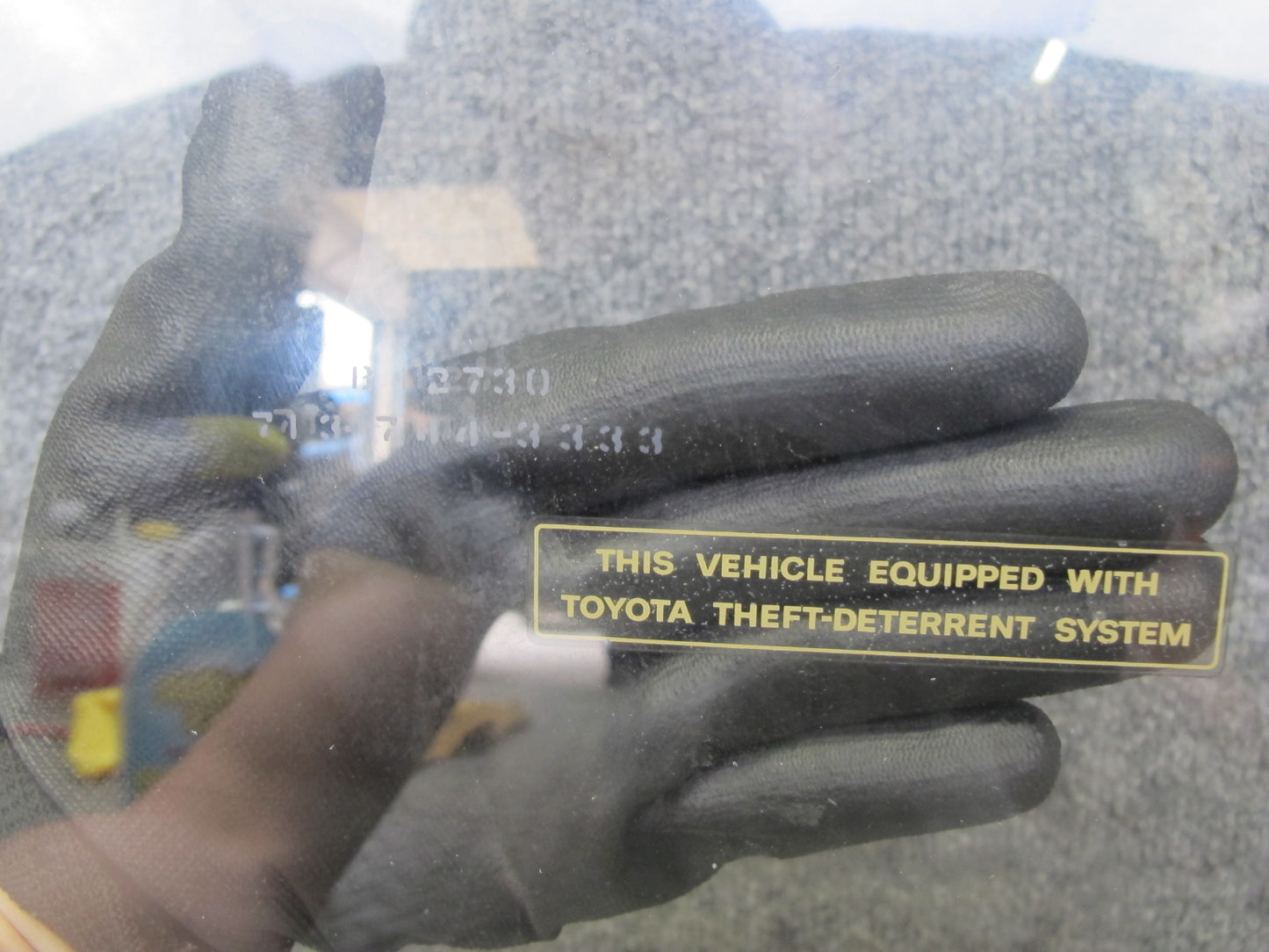 86-92 Toyota Supra MA70L Right Passenger Door Glass Window OEM