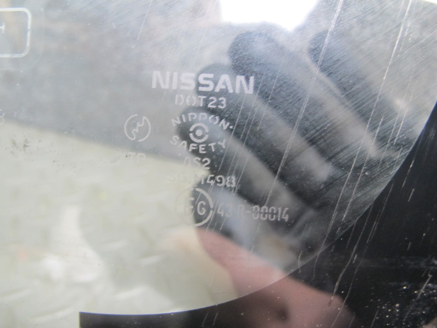 90-95 Nissan Z32 300ZX Coupe 2+0 Left Driver Door Glass Window OEM