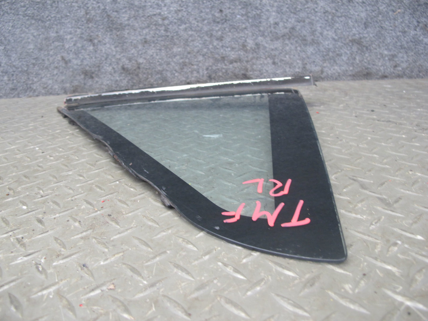 85-89 Toyota MR2 AW15 Rear Left Quarter Window Glass w Molding OEM