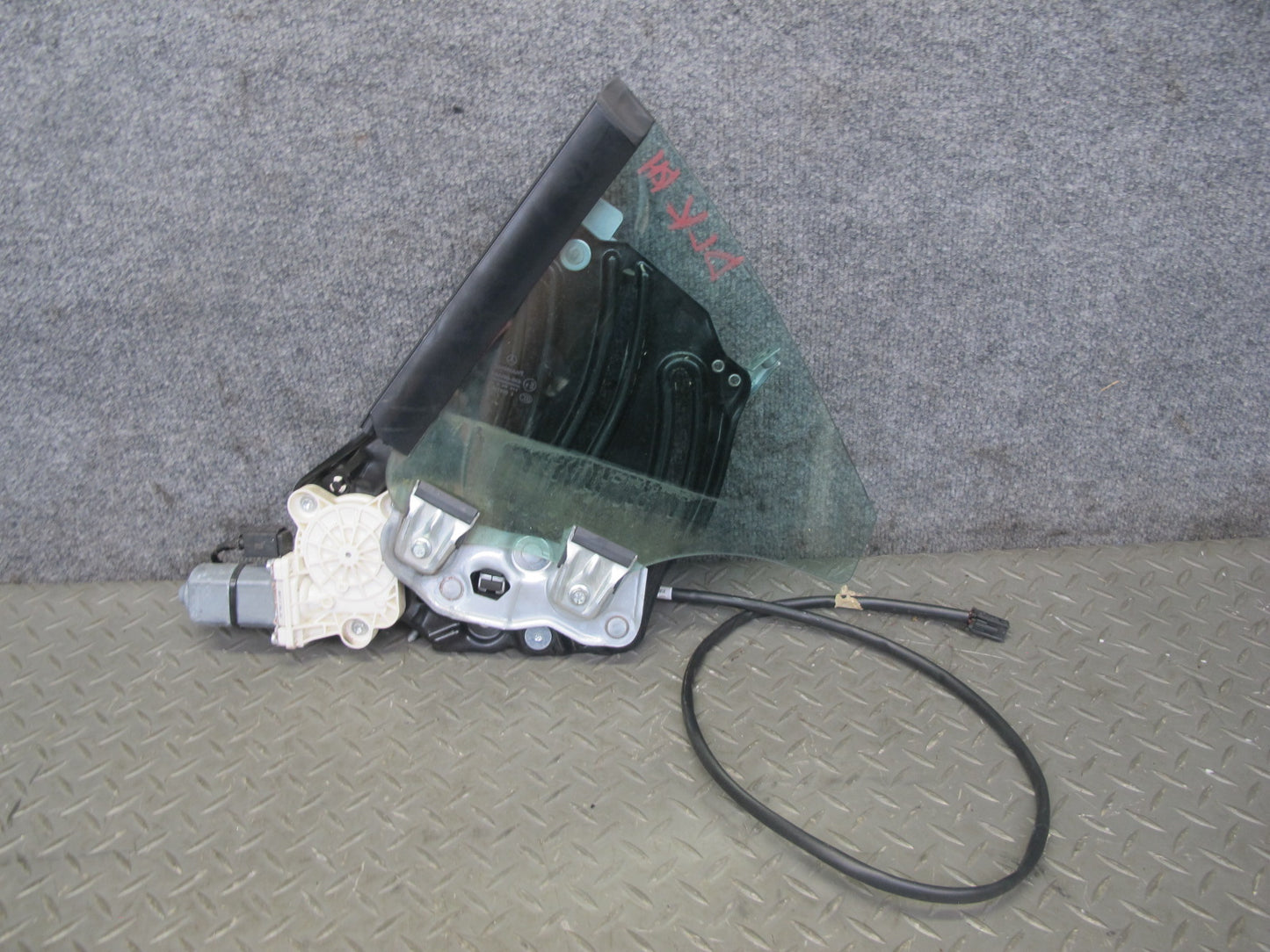 2012-2020 Mercedes R172 SLK SLC Right Pass Side Rear Window Glass W/ Regulator