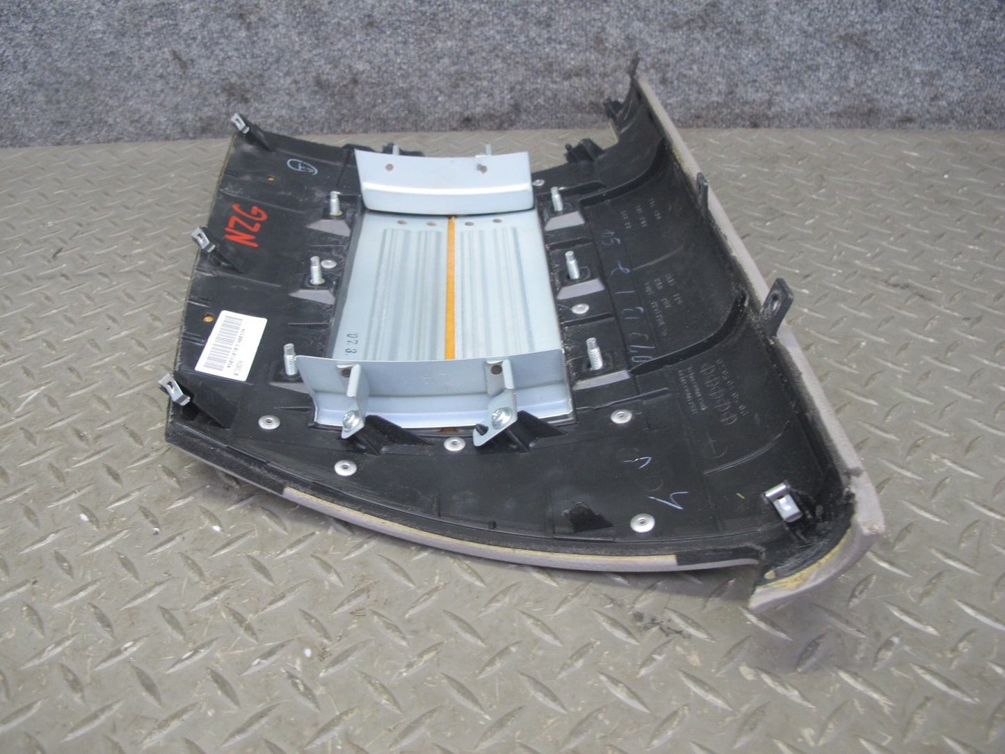 07-09 Nissan 350Z Z33 Conv Dashboard Dash Right Upper Trim Cover Panel Gray OEM